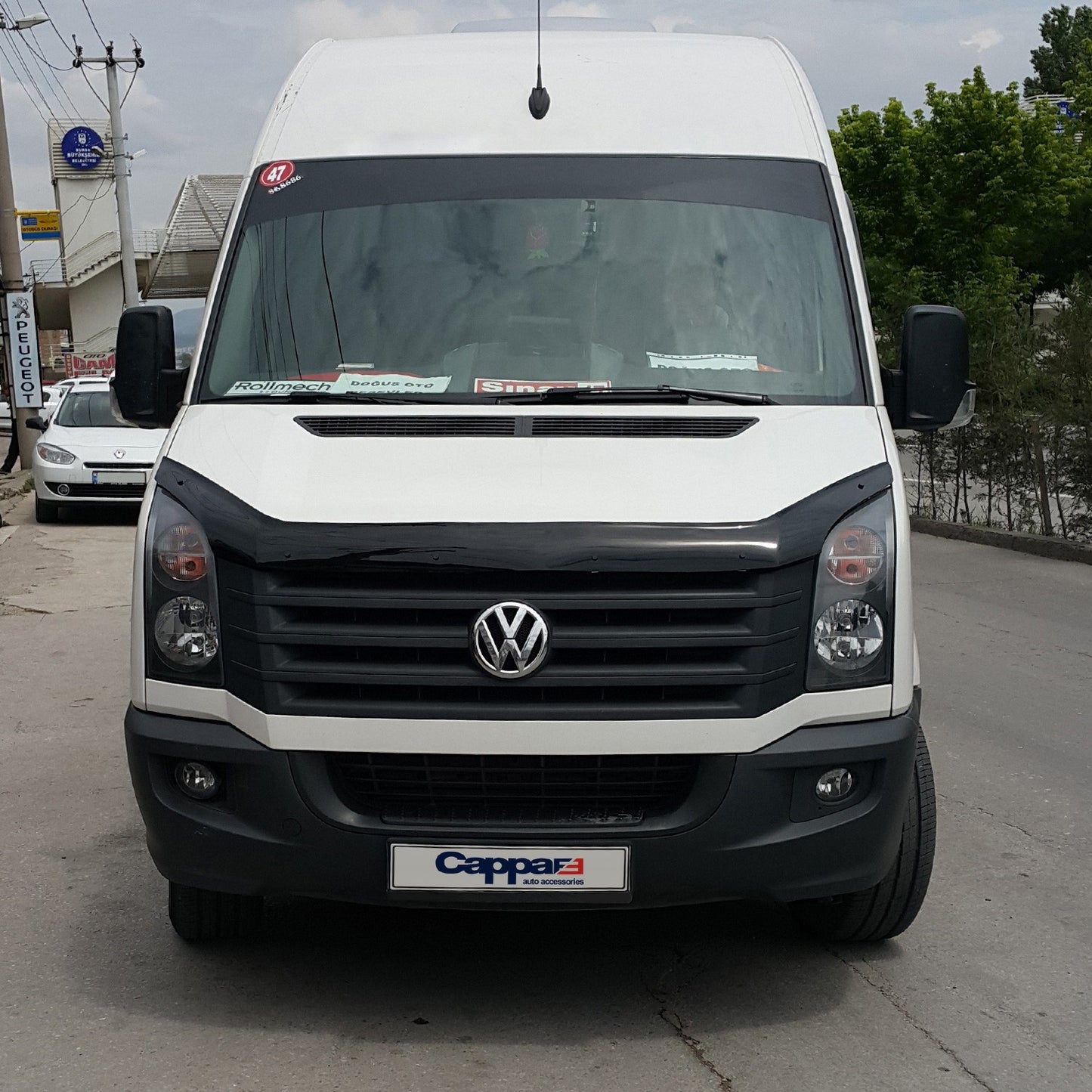 Volkswagen Crafter 2012-2017 Yıl Aralığı Uyumlu Kaput Rüzgarlığı 3mm