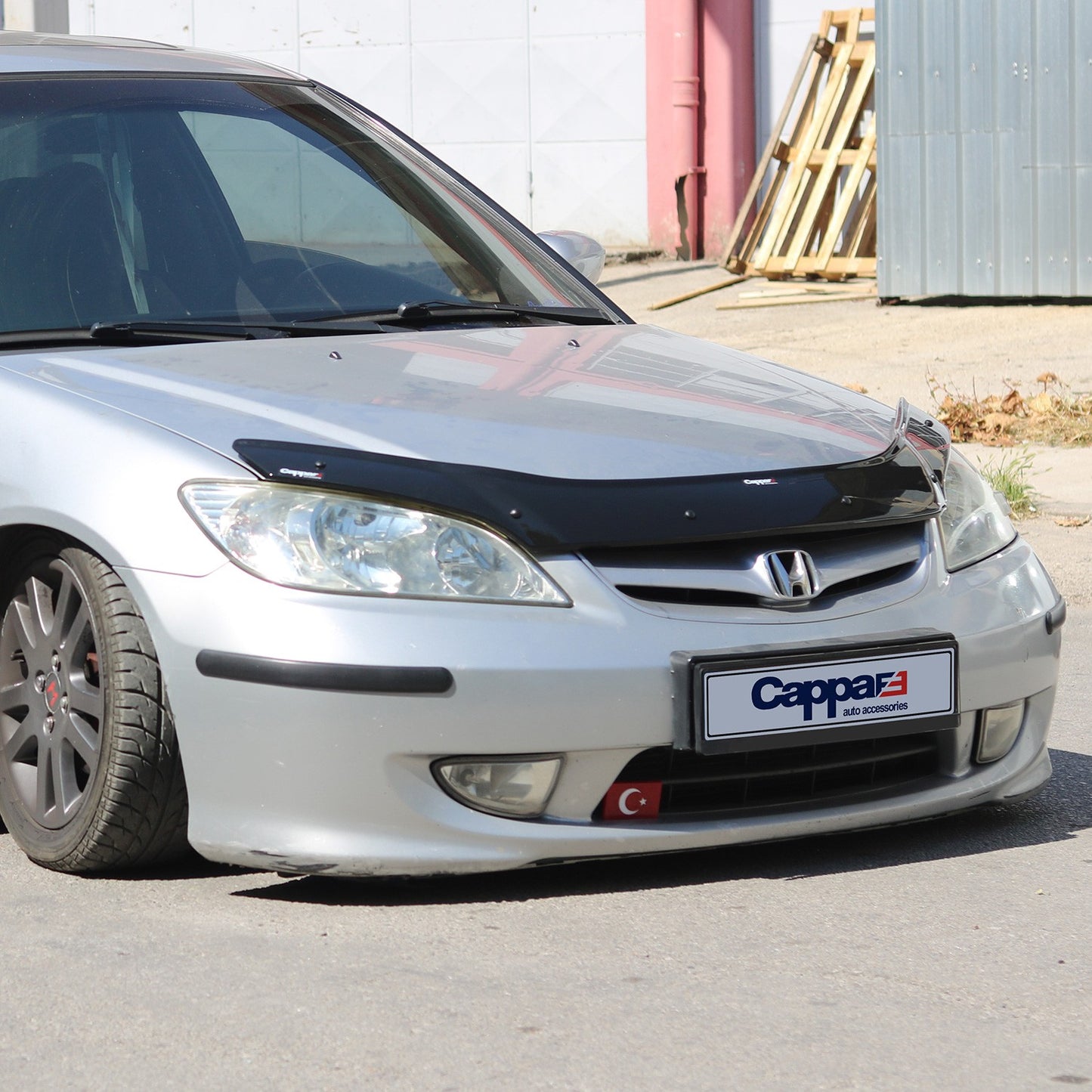 Honda Civic 2001-2006 Yıl Aralığı Uyumlu Kaput Rüzgarlık 4mm