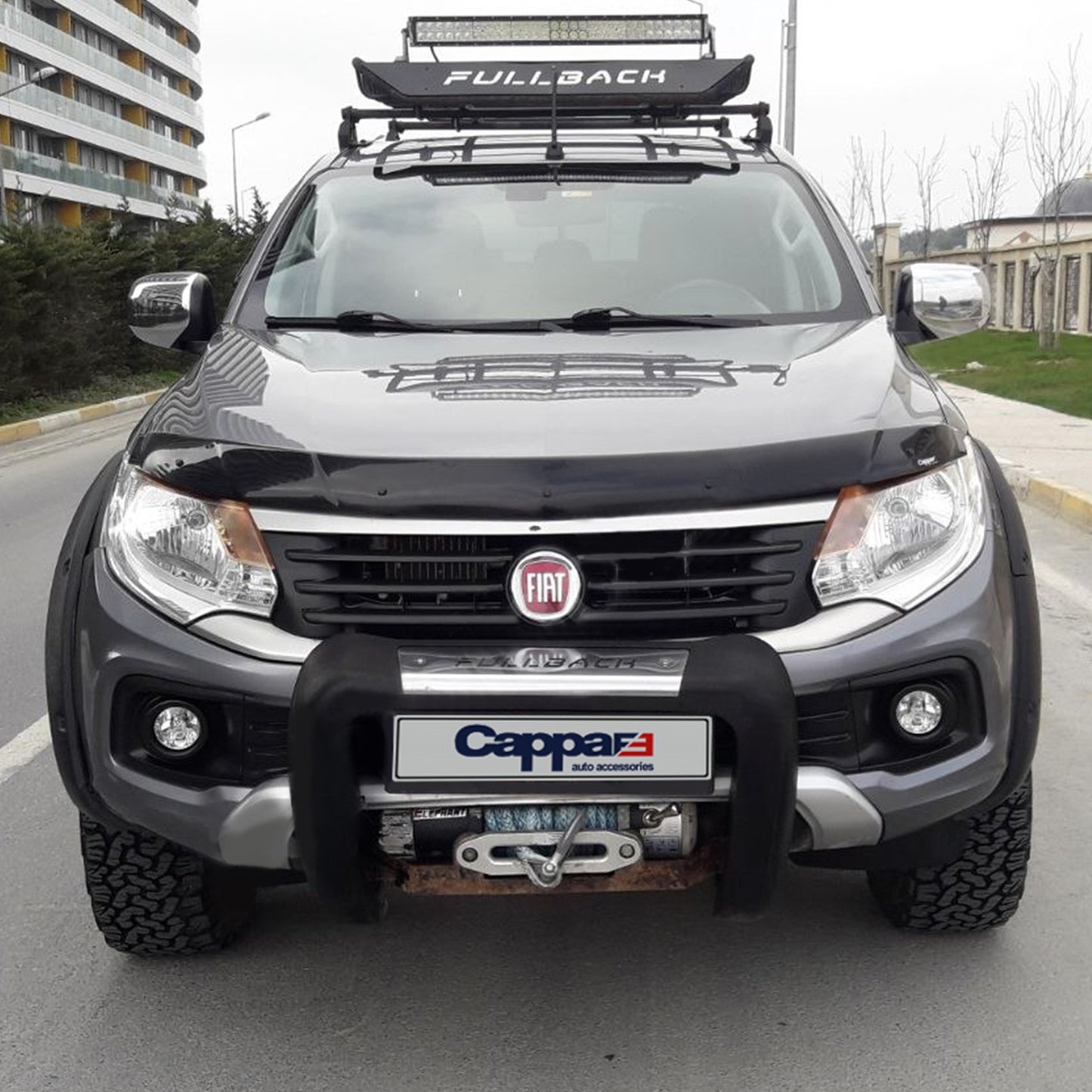 Fiat Fullback 2016- Yılı ve Sonrası Uyumlu Kaput Rüzgarlığı 4mm