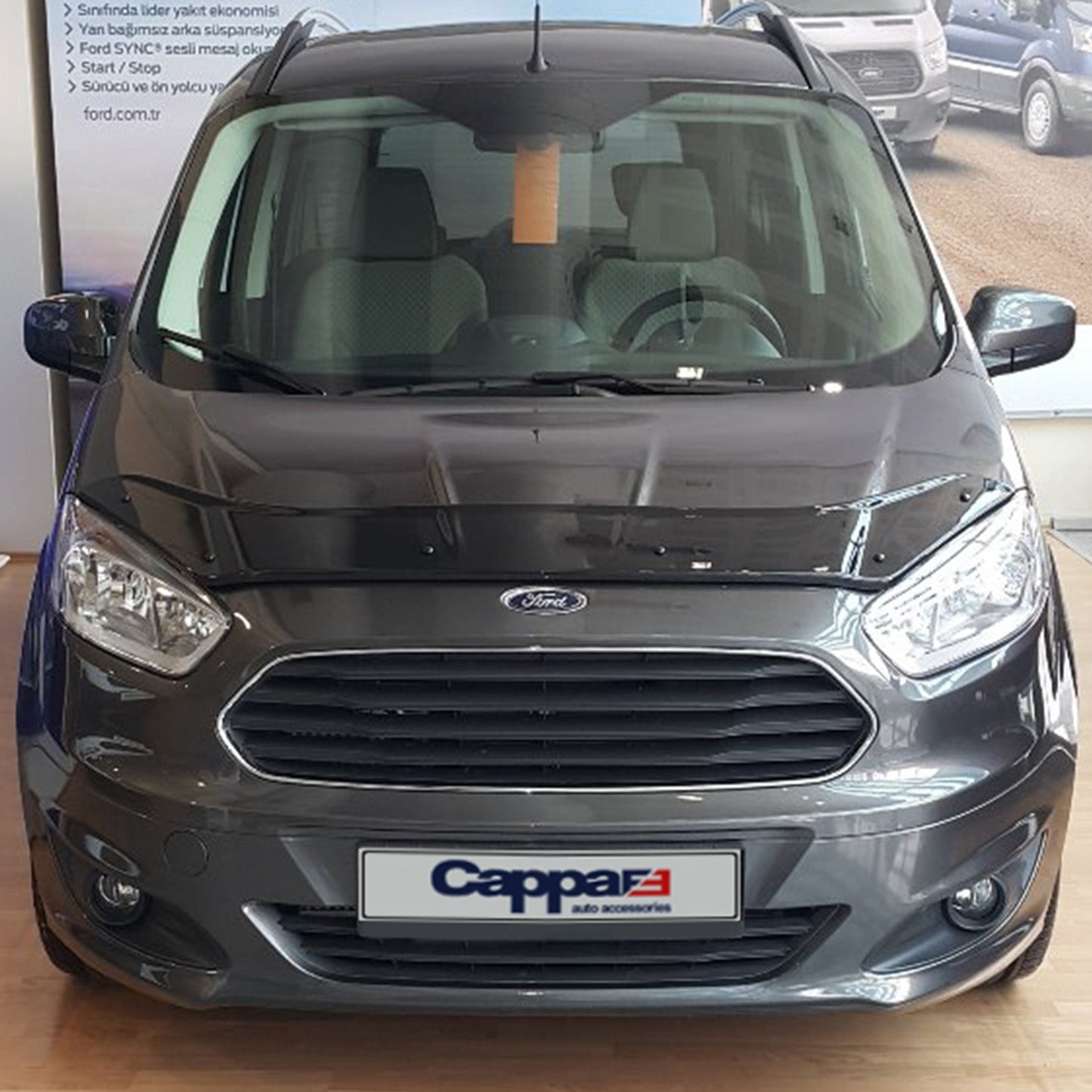 Ford Courier 2014-2018 Yıl Aralığı Uyumlu Kaput Rüzgarlığı 4mm