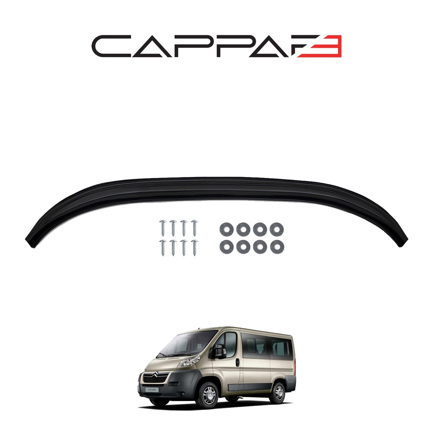 Citroen Jumper 2006-2014 Yılı Uyumlu Ön Tampon Lip Siyah