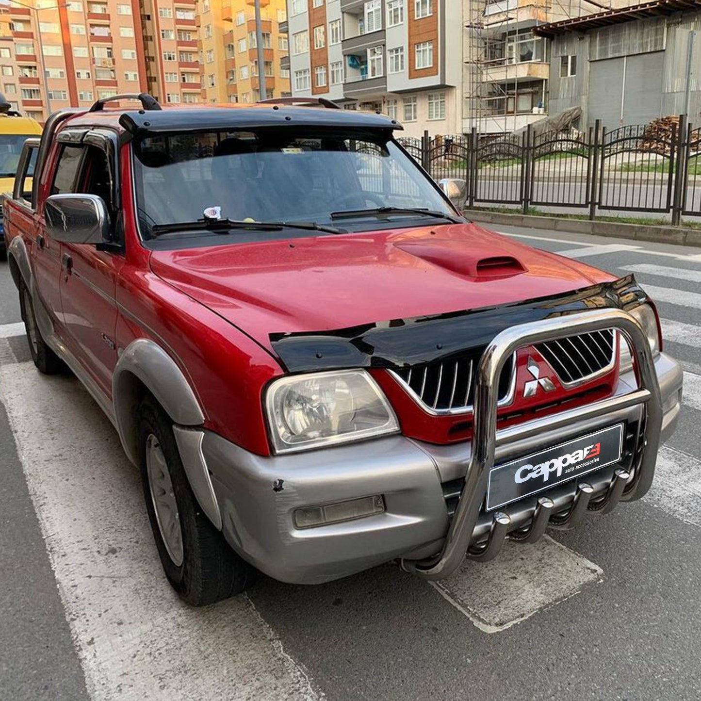 Mitsubishi L200 1996-2006 Yıl Aralığı Uyumlu Kaput Rüzgarlığı 4mm