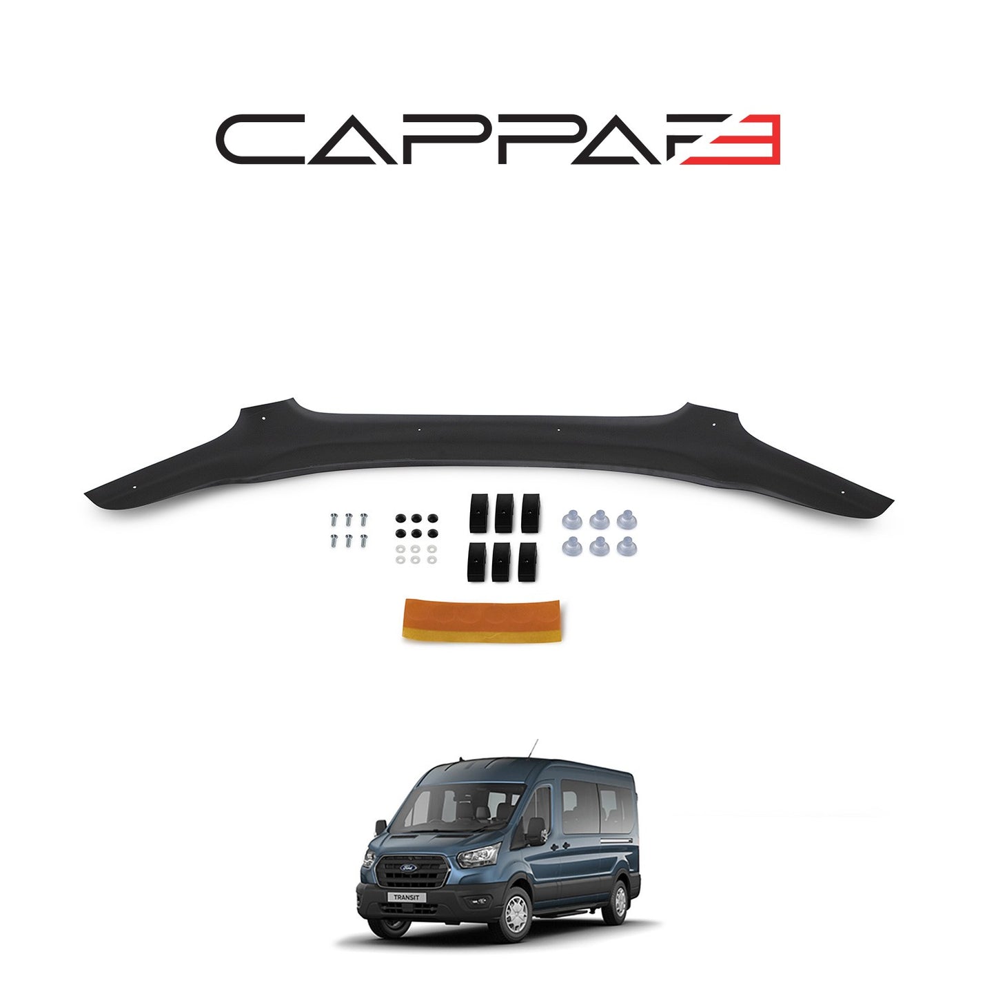 Ford Transit 2014-2018 Yıl Aralığı Uyumlu Kaput Rüzgarlığı 4mm