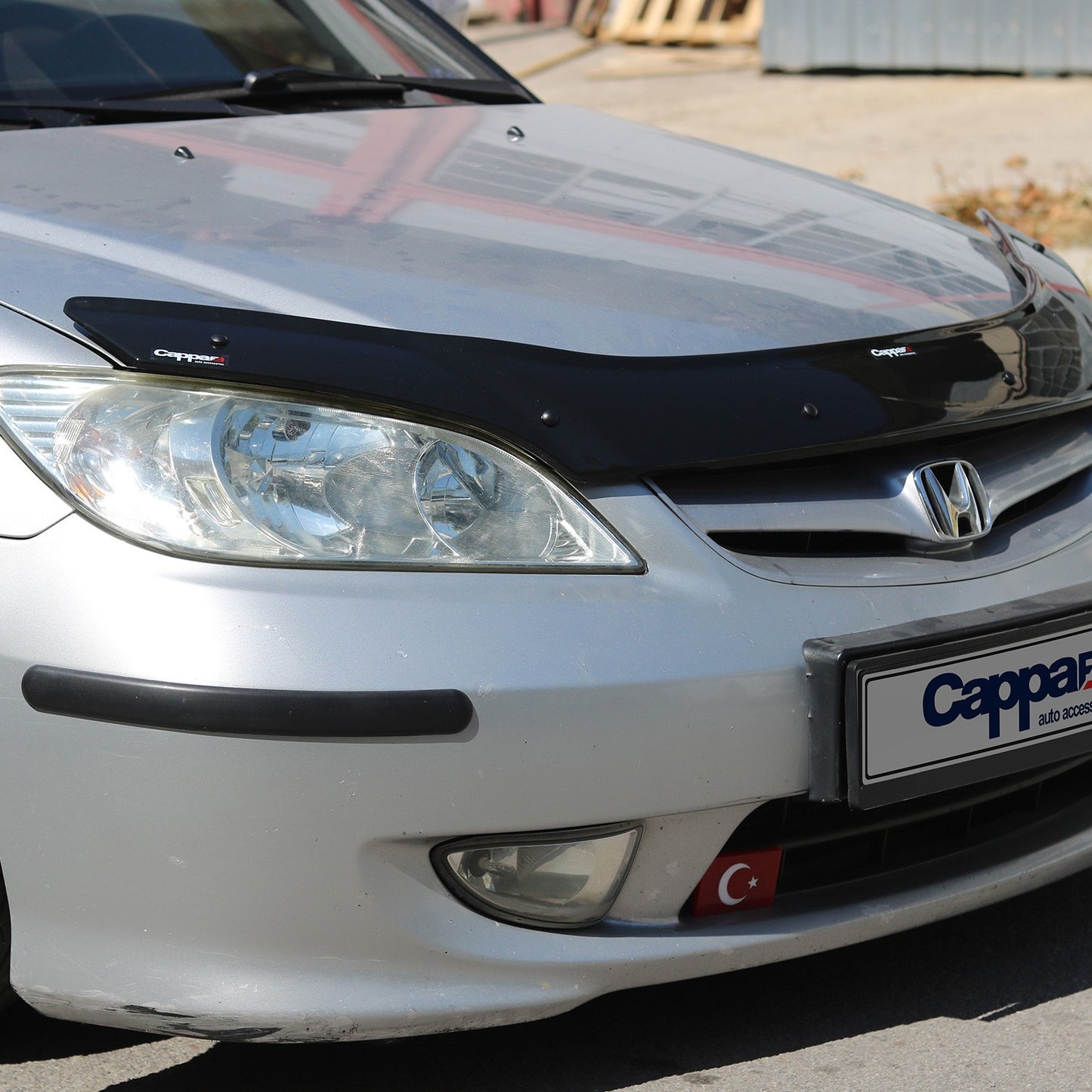 Honda Civic 2001-2006 Yıl Aralığı Uyumlu Kaput Rüzgarlık 4mm
