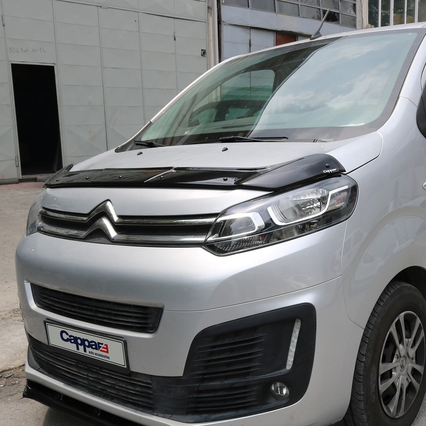 Citroen Jumpy 2017- Yılı ve Sonrası Uyumlu Kaput Rüzgarlığı 4mm