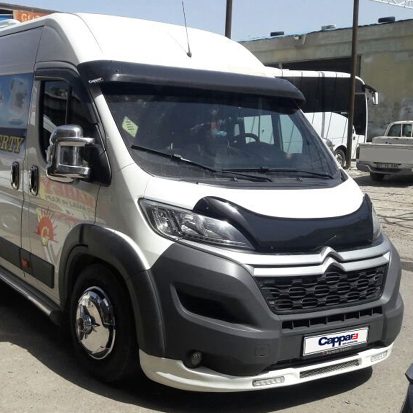 Citroen Jumper 2014- Yılı ve Sonrası Uyumlu Ön Cam Güneşliği