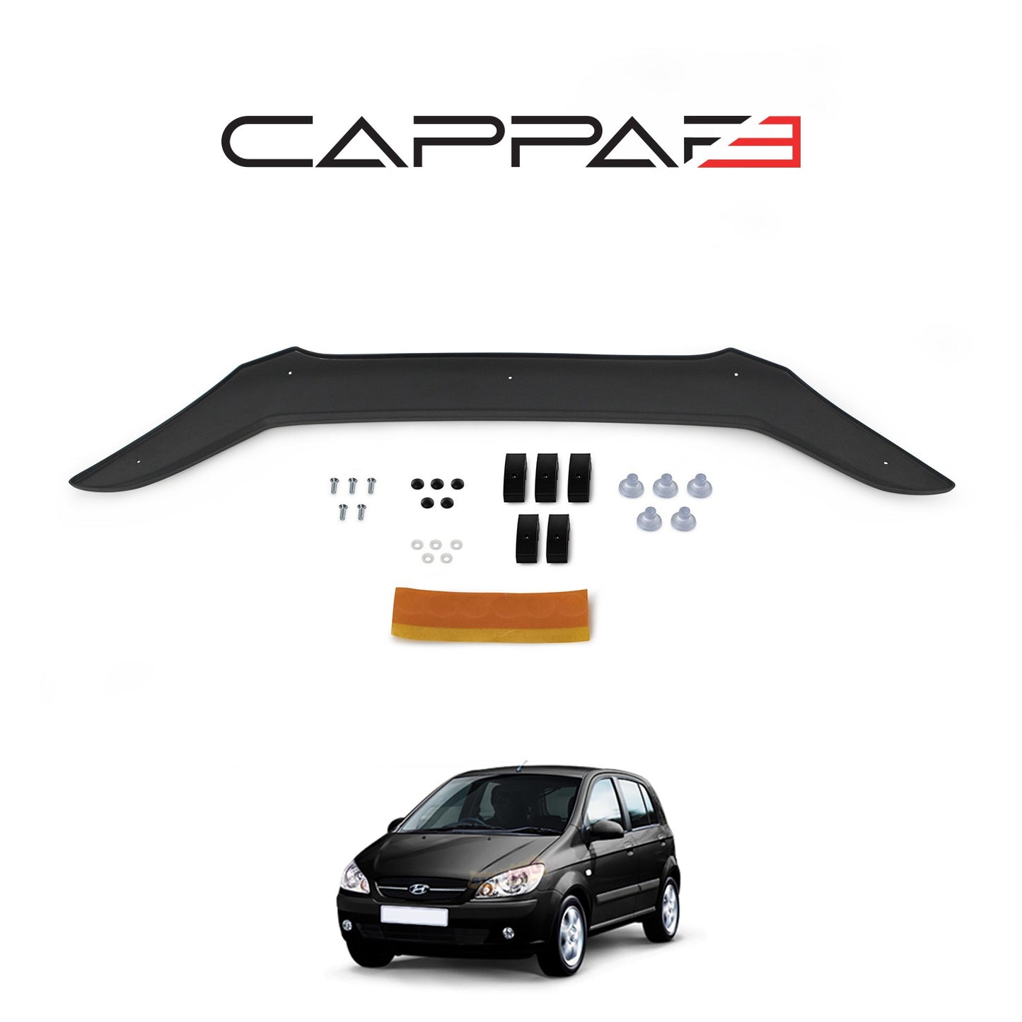 Hyundai Getz 2006-2011 Yıl Aralığı Kaput Rüzgarlık 4mm