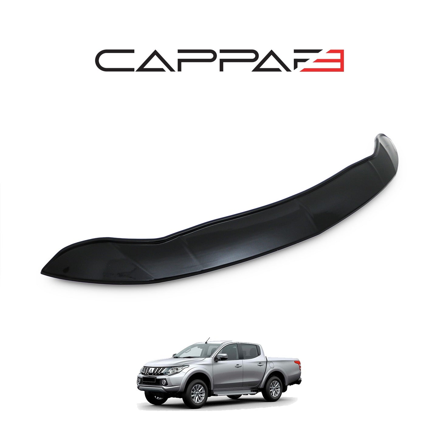 Mitsubishi L200 2015-2019 Yıl Aralığı Uyumlu Kaput Rüzgarlığı 4mm