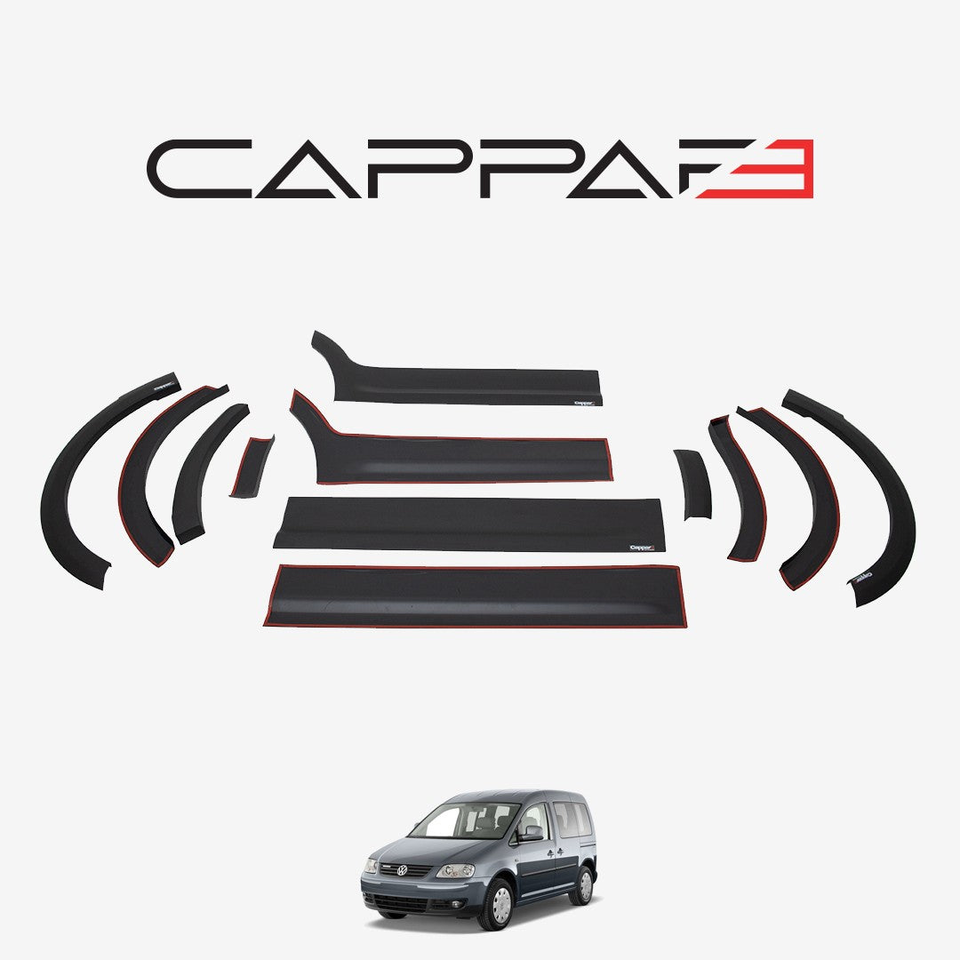 Volkswagen Caddy 2004-2010 Yıl Aralığı Uyumlu Kısa Şase Çift Sürgü Dodik Seti 12 Parça