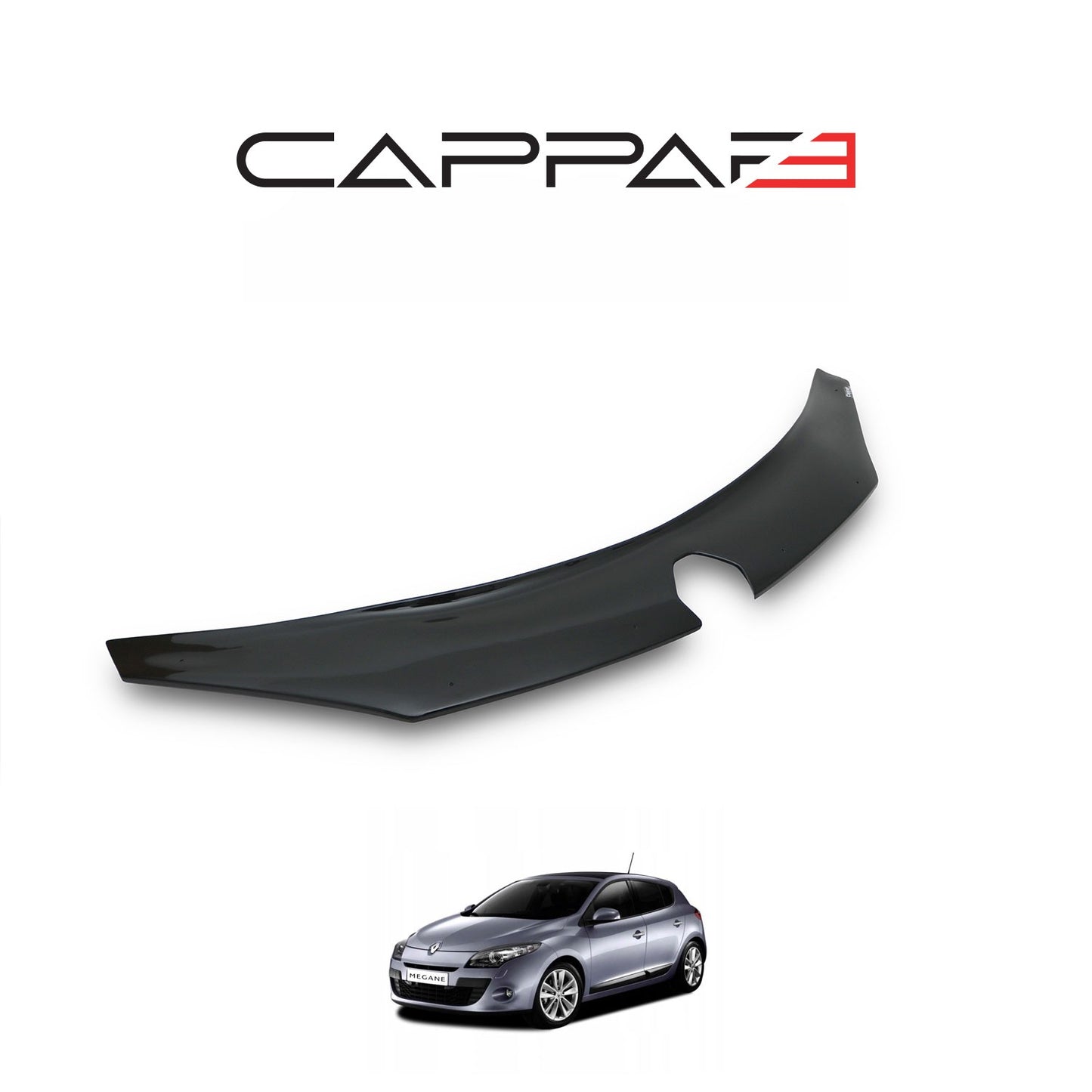 Renault Megane 3 2009-2013 Yıl Aralığı Uyumlu Kaput Rüzgarlığı 4mm