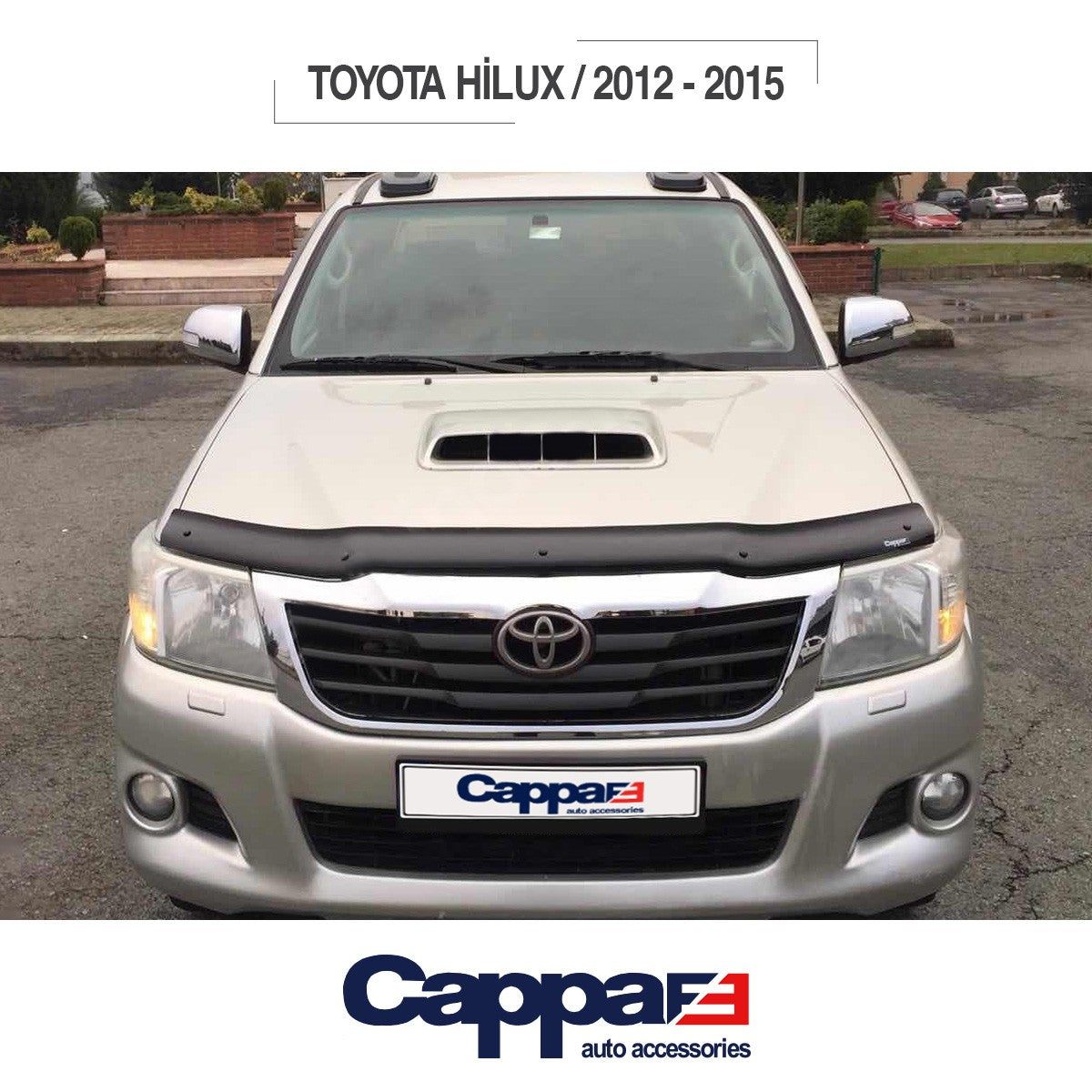 Toyota Hilux 2012-2015 Yıl Aralığı Uyumlu Kaput Rüzgarlığı 4mm