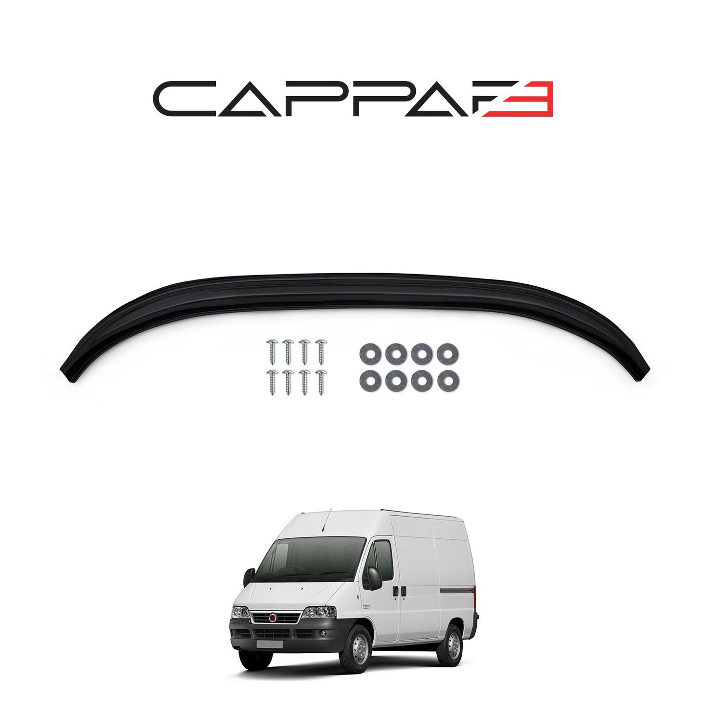 Fiat Ducato 1994-2006 Yıl Aralığı Uyumlu Ön Tampon Lip Siyah