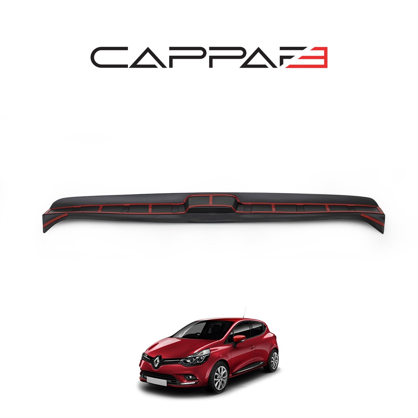 Renault Clio 4 2012-2020 Yıl Aralığı Uyumlu Arka Tampon Eşiği Parlak