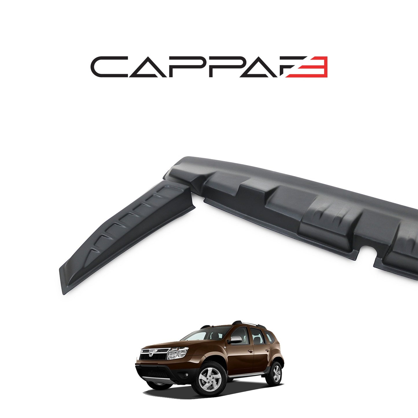 Dacia Duster 2010-2017 Yıl Aralığı Uyumlu Arka Cam Spoyler 3 Parça