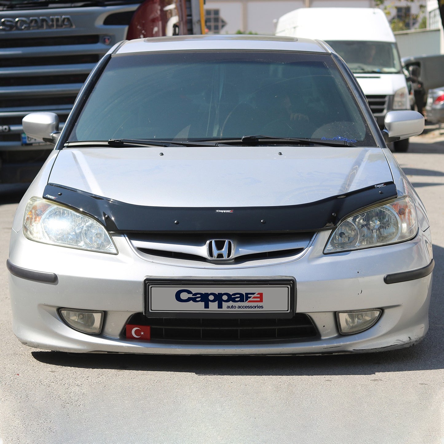 Honda Civic 2001-2006 Yıl Aralığı Uyumlu Kaput Rüzgarlık 3mm