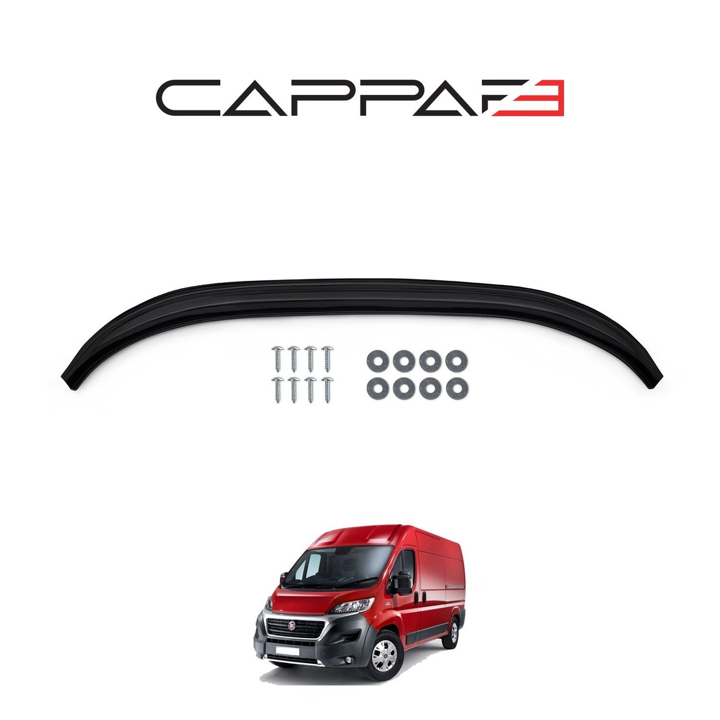 Fiat Ducato 2014- Yılı ve Sonrası Uyumlu Ön Tampon Lip Siyah