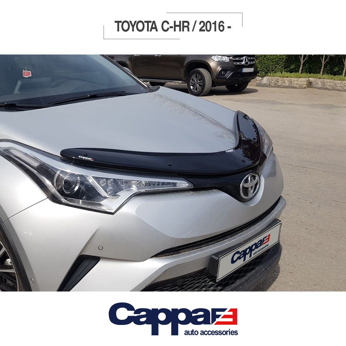 Toyota C-HR 2016- Yılı ve Sonrası Uyumlu Kaput Rüzgarlığı 3mm