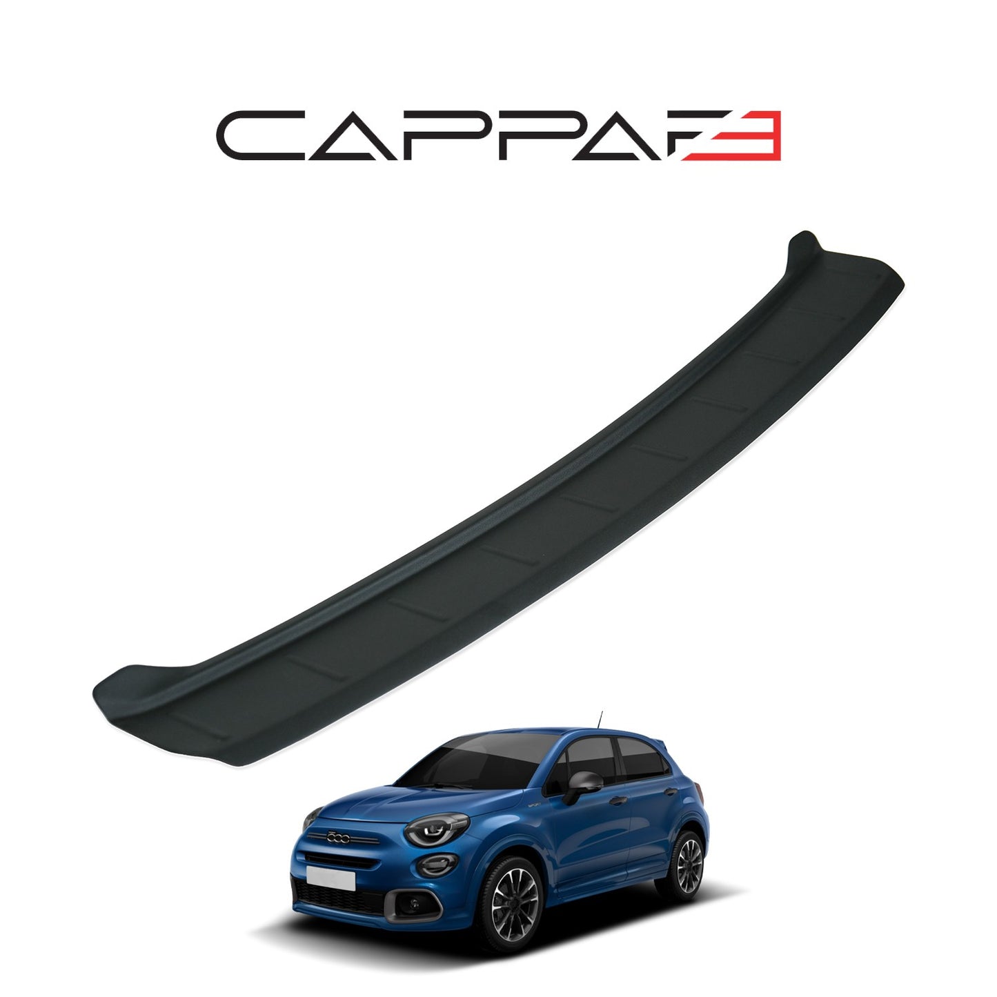 Fiat 500 X Sport 2020- Yılı ve Sonrası Uyumlu Arka Tampon Eşiği Mat