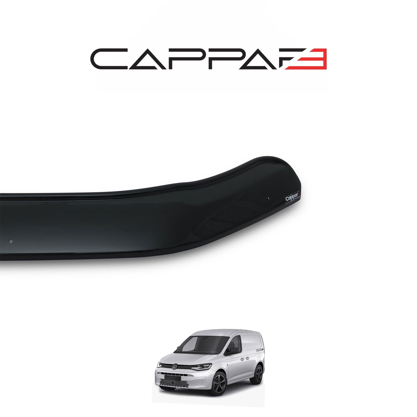 Volkswagen Caddy 2021- Yılı ve Sonrası Uyumlu Kaput Rüzgarlığı 3mm
