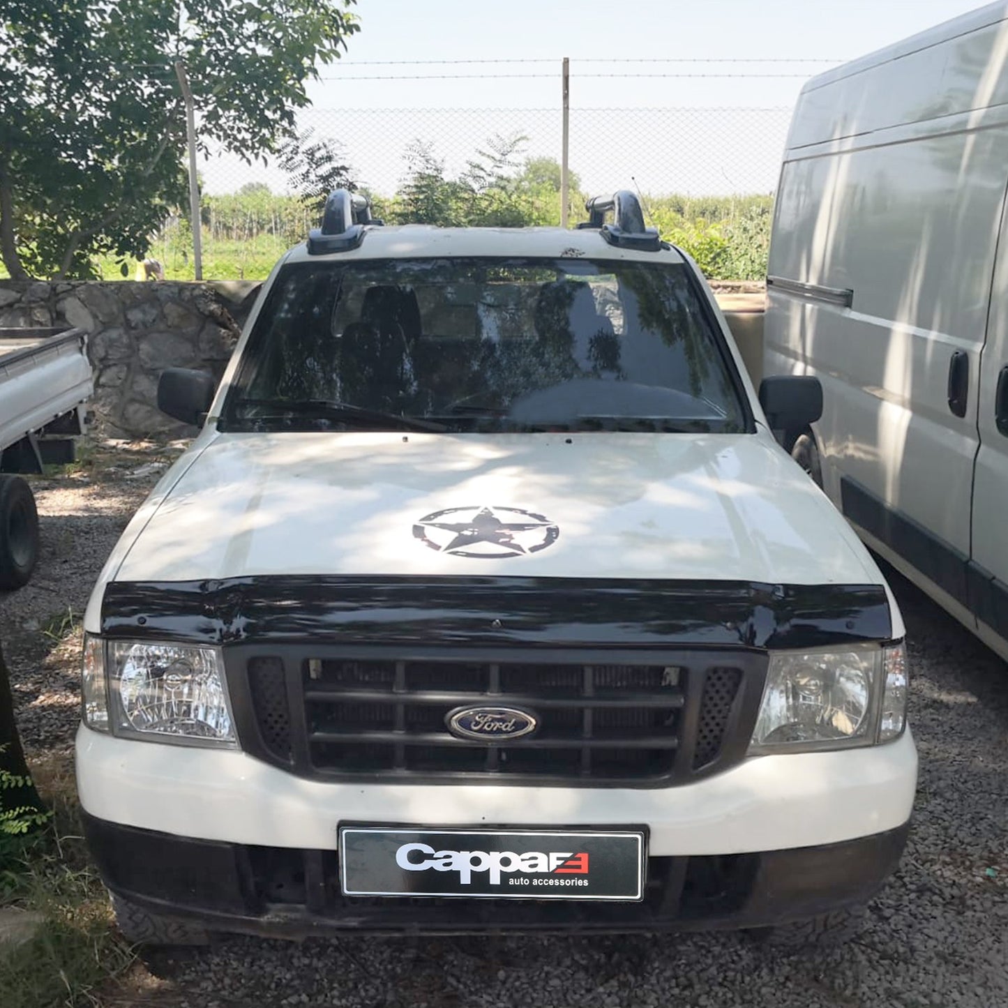 Ford Ranger 2002-2006 Yıl Aralığı Uyumlu Kaput Rüzgarlığı 4mm
