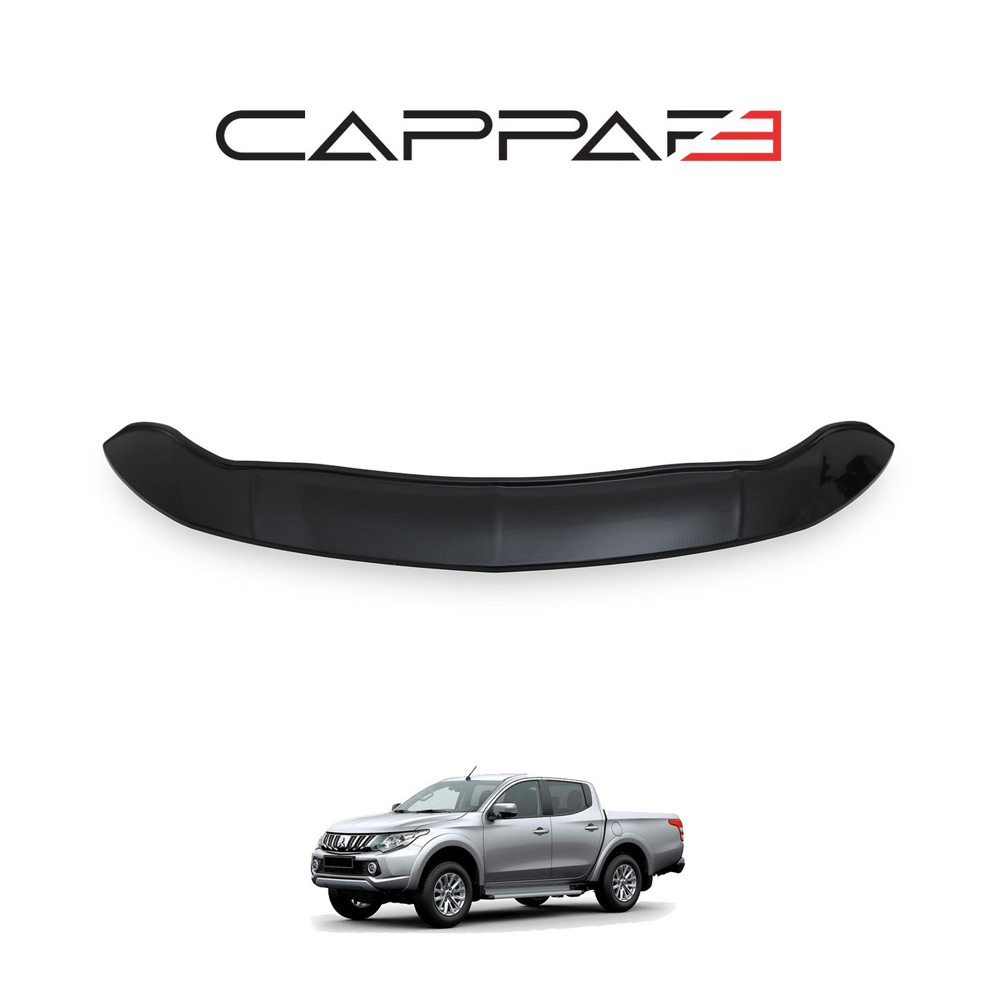 Mitsubishi L200 2015-2019 Yıl Aralığı Uyumlu Kaput Rüzgarlığı 4mm