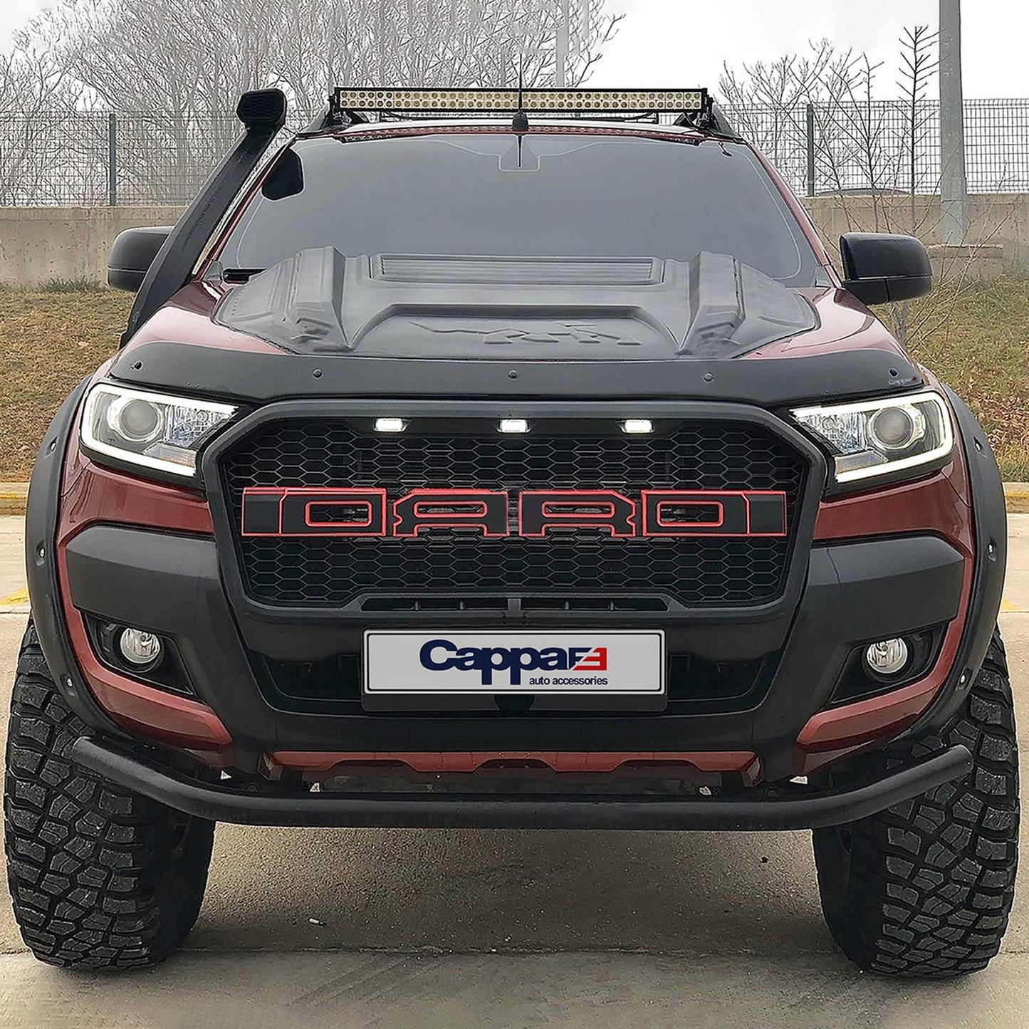 Ford Ranger 2015-2019 Yıl Aralığı Uyumlu Kaput Rüzgarlığı 4mm