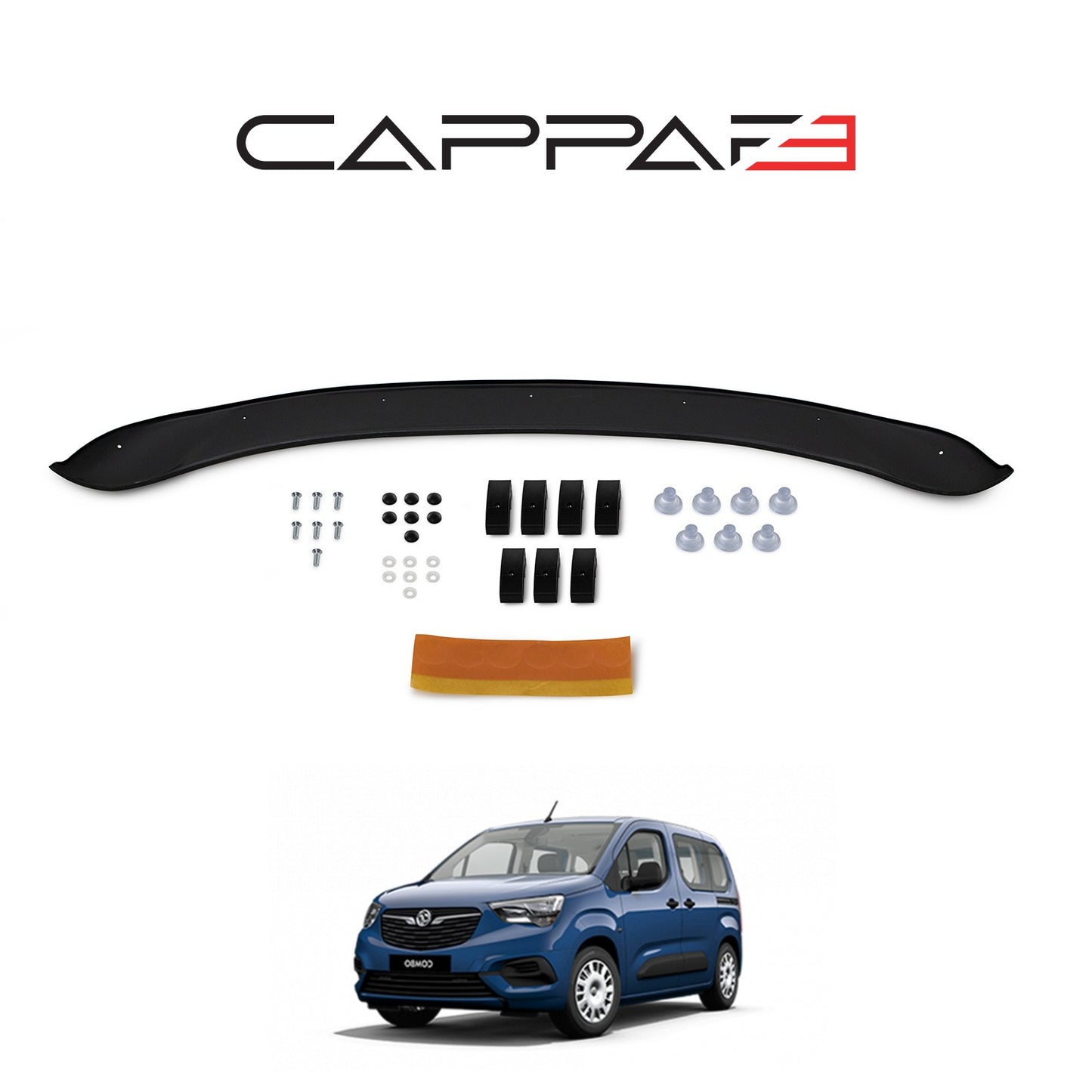Opel Combo E 2018 Yılı Ve Sonrası Ön Kaput Rüzgarlık 3mm