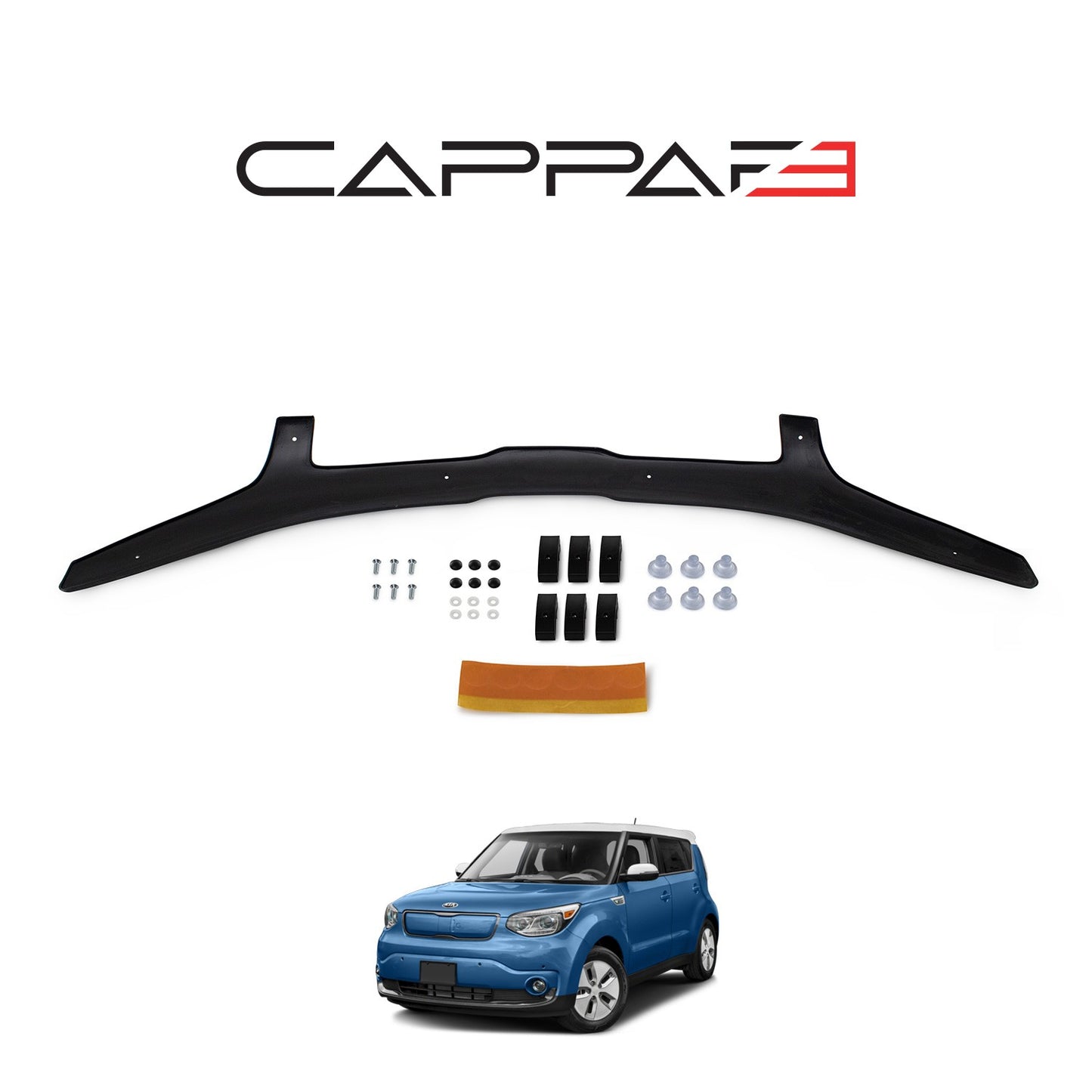 Kia Soul 2015 Yılı Ve Sonrası Uyumlu Kaput Rüzgarlığı 4mm