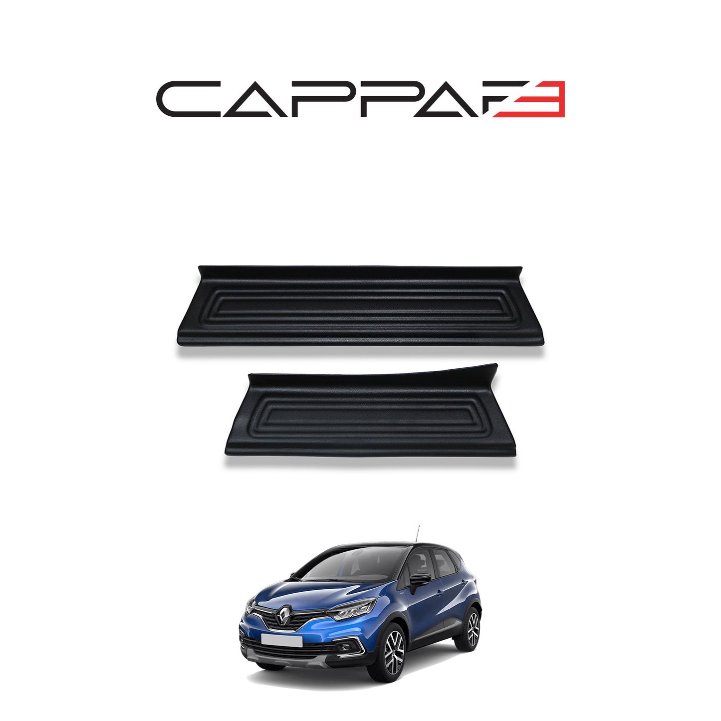 Renault Captur 2013-2019 Yıl Aralığı Uyumlu Kapı Eşiği 4 Parça