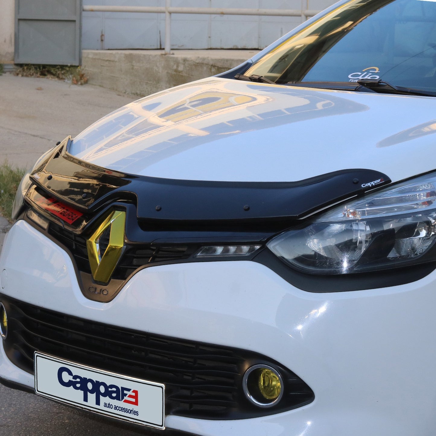 Renault Clio 4 2012-2020 Yıl Aralığı Uyumlu Kaput Rüzgarlığı 3mm
