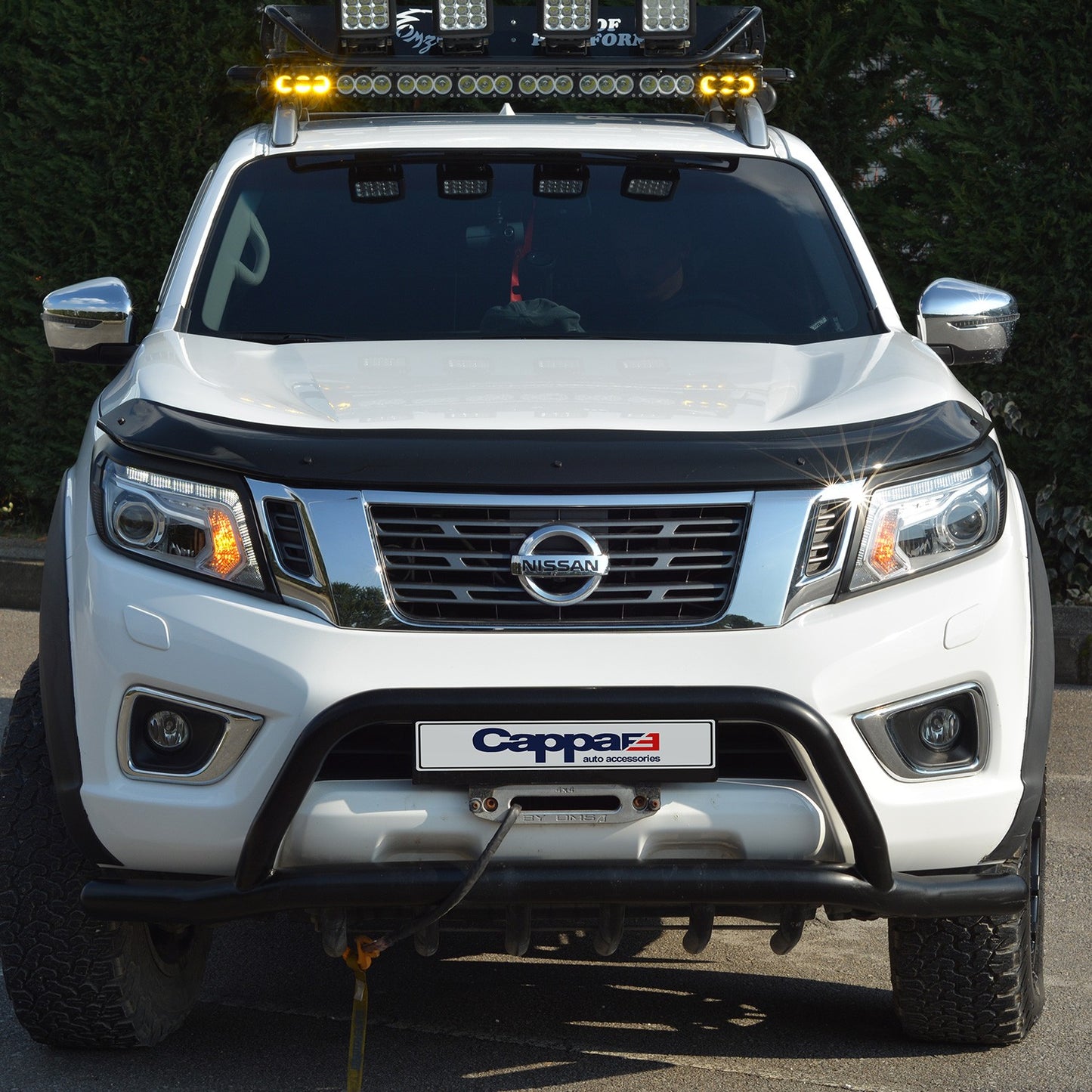 Nissan Navara 2016-2021 Yıl Aralığı Uyumlu Kaput Rüzgarlığı 3mm