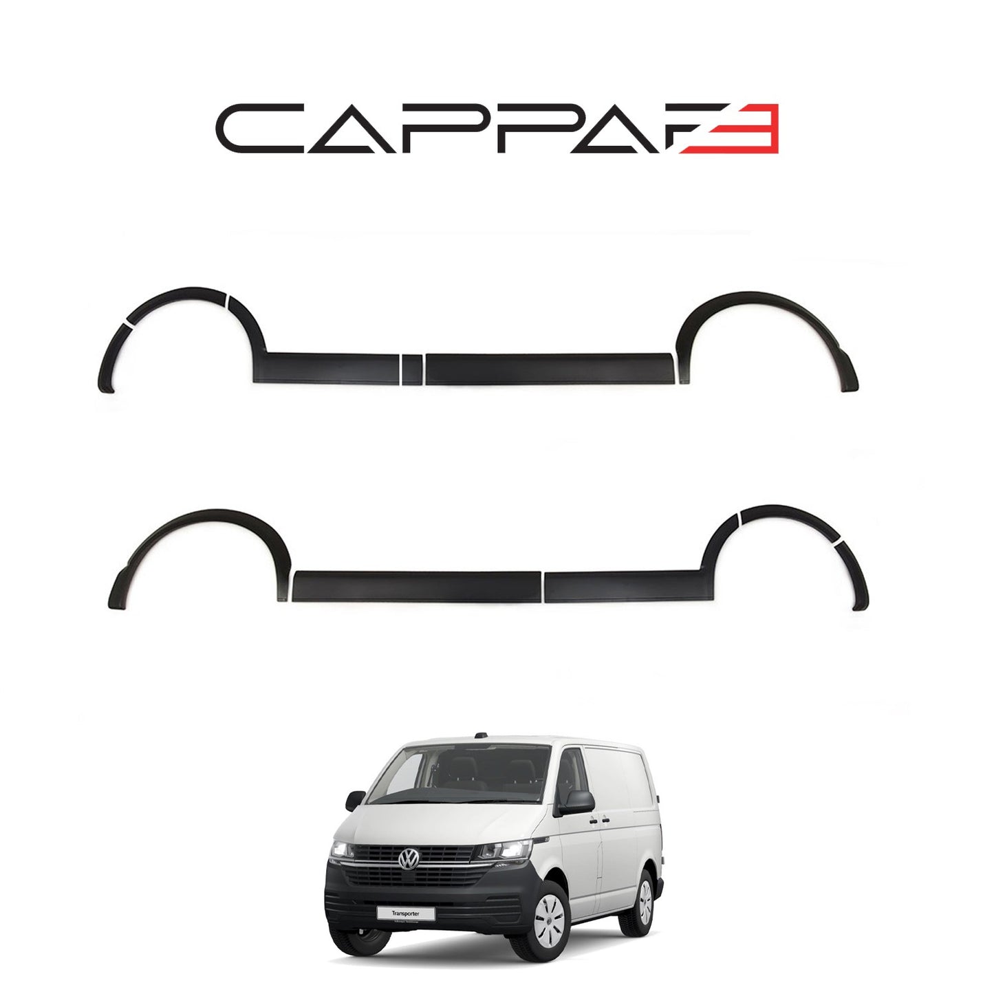 Volkswagen Transporter T6.1 2020-2022 Yıl Aralığı Uyumlu Kısa Şase Çift Sürgü Dodik Seti 11 Parça