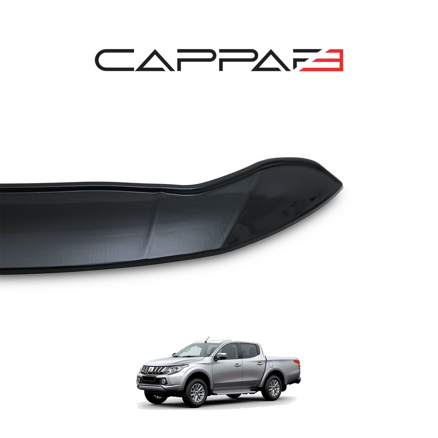 Mitsubishi L200 2015-2019 Yıl Aralığı Uyumlu Kaput Rüzgarlığı 4mm