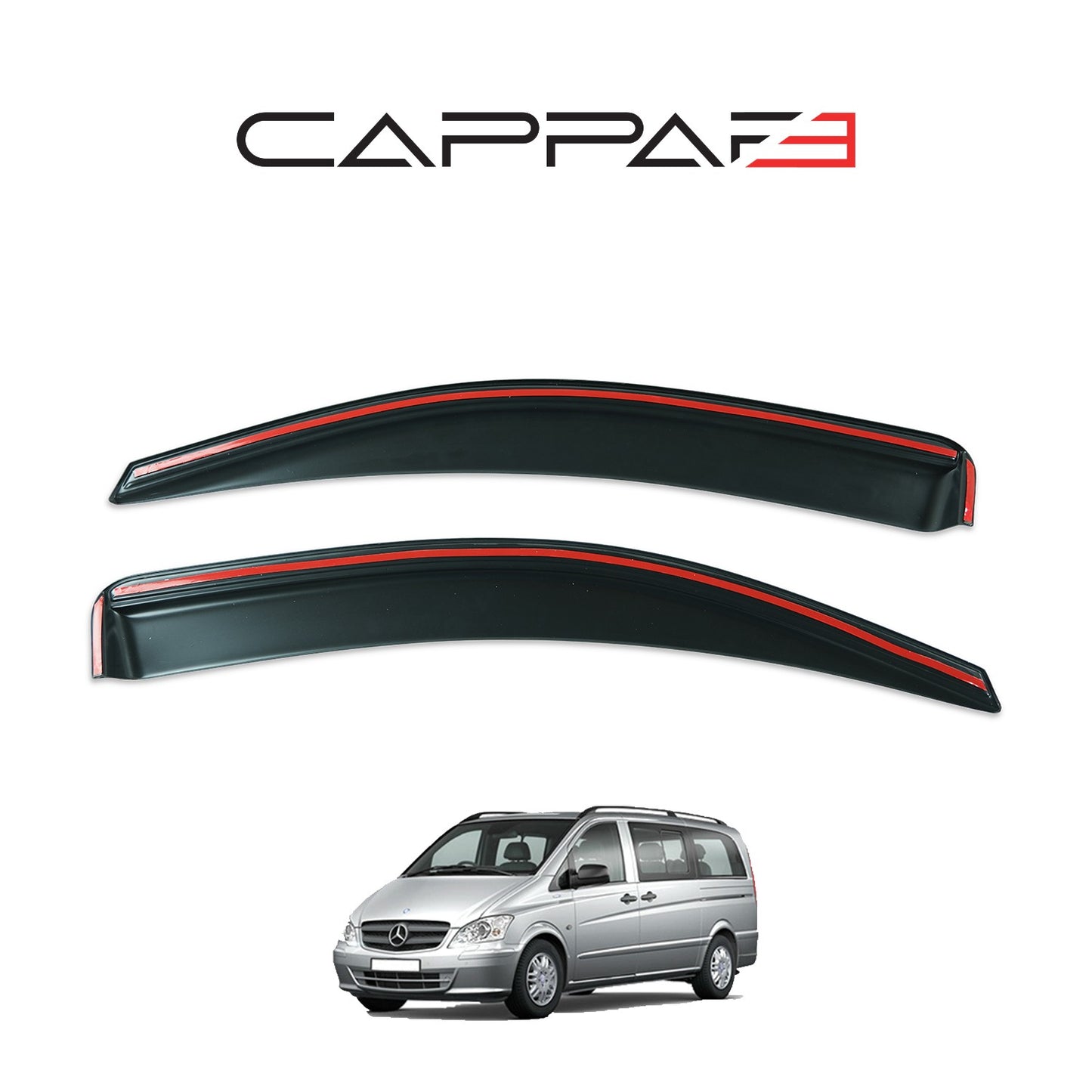 Mercedes Vito 2011-2014 Yıl Aralığı Uyumlu Cam Rüzgarlığı 2 Parça
