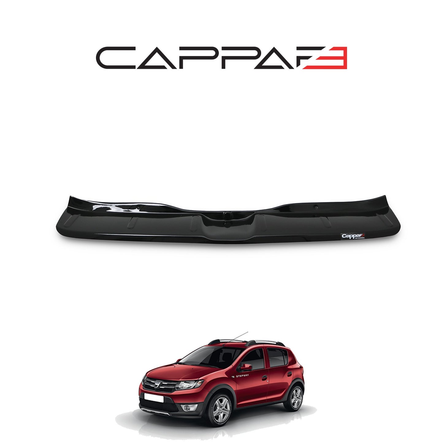 Dacia Sandero 2012-2020 Uyumlu Arka Tampon Eşiği Parlak