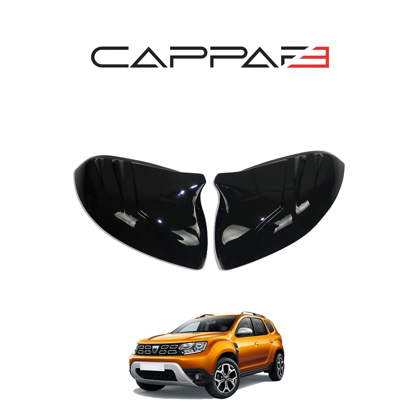 Dacia Duster 2018-2024 Yıl Aralığı Uyumlu Ayna Kapağı 2 Parça