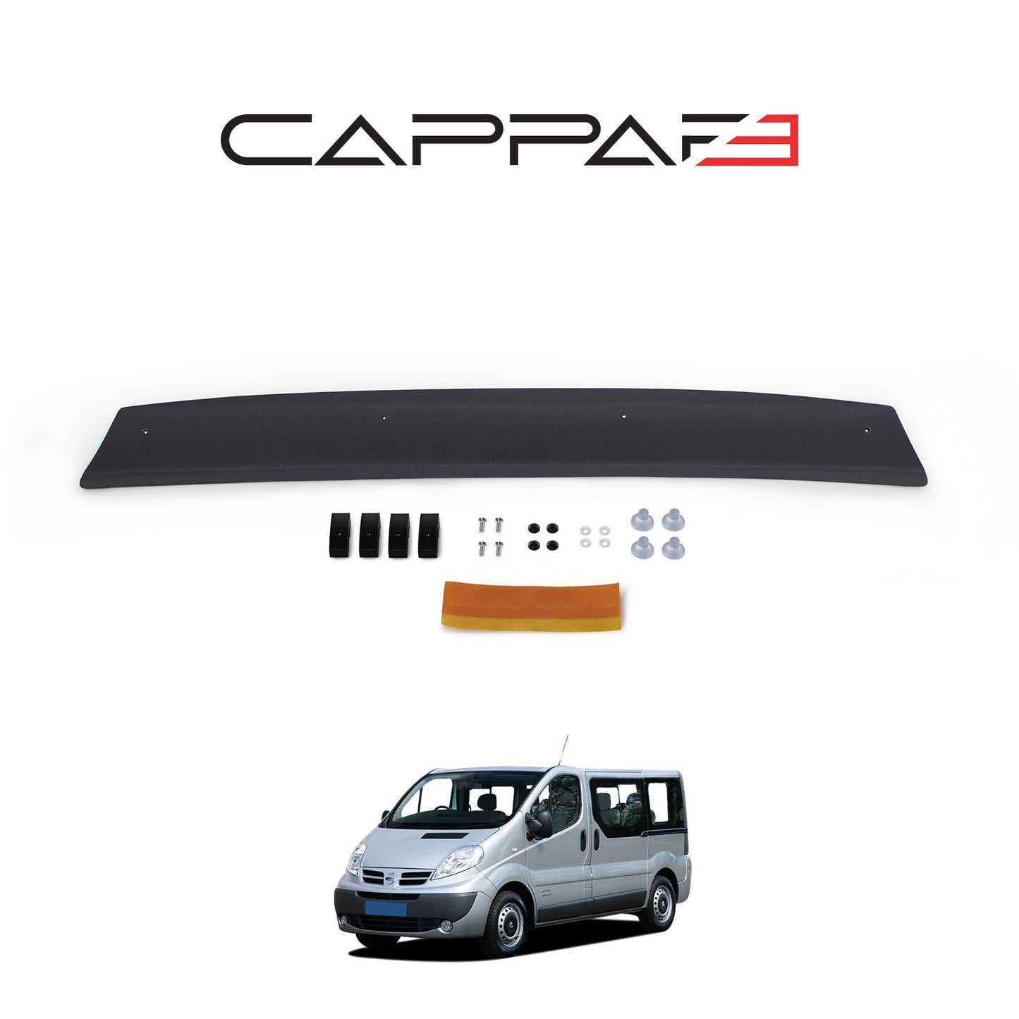 Nissan Primastar 2001-2014 Yılları Arası Ön Kaput Rüzgarlığı 3mm