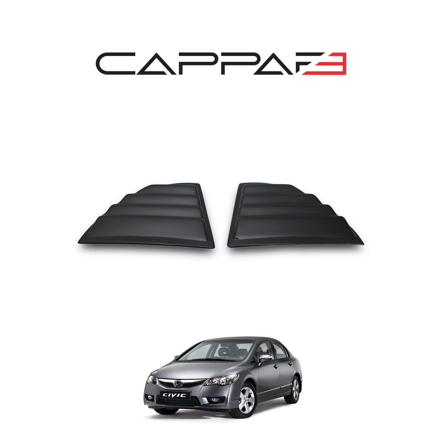 Honda Civic 2006-2012 Yıl Aralığı Uyumlu Kelebek Cam Aksesuarı