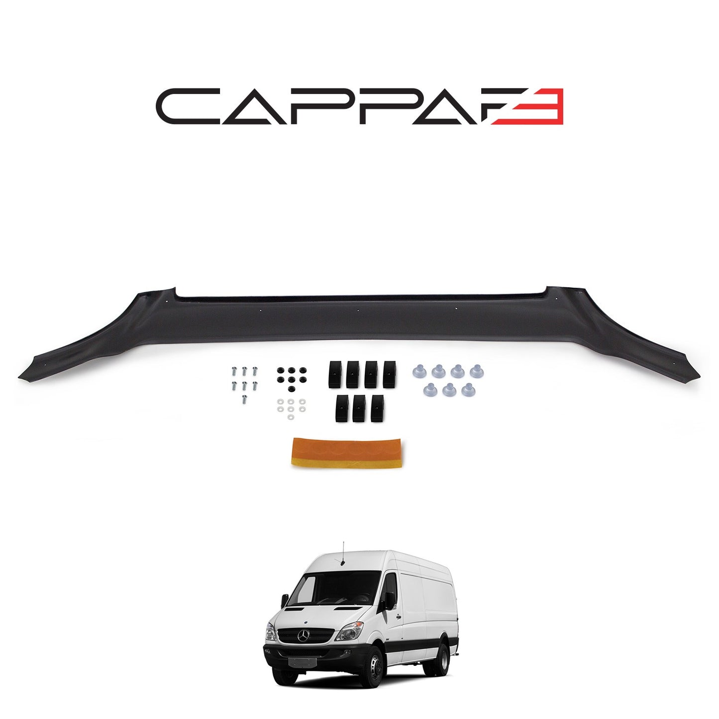 Mercedes Sprinter 2006-2012 Yıl Aralığı Uyumlu Kaput Rüzgarlığı 4mm