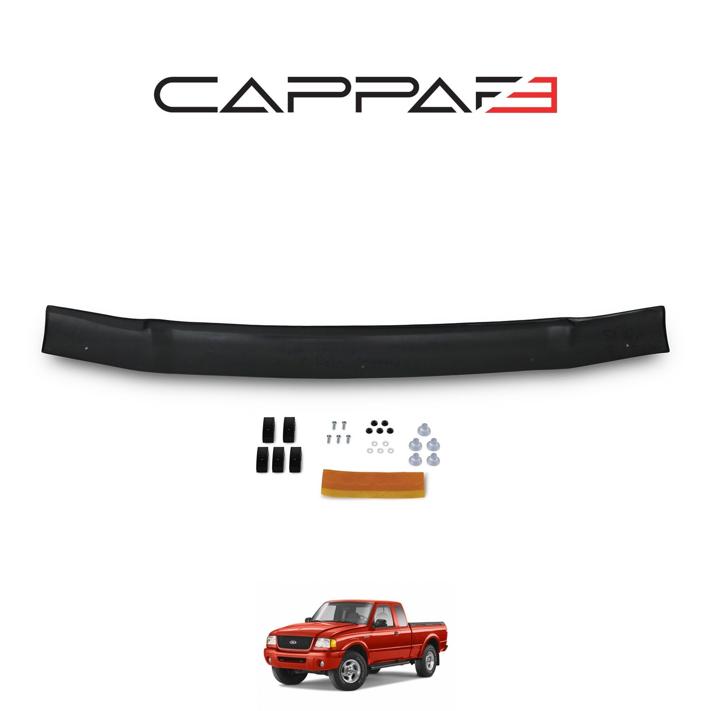 Ford Ranger 2002-2006 Yıl Aralığı Uyumlu Kaput Rüzgarlığı 4mm