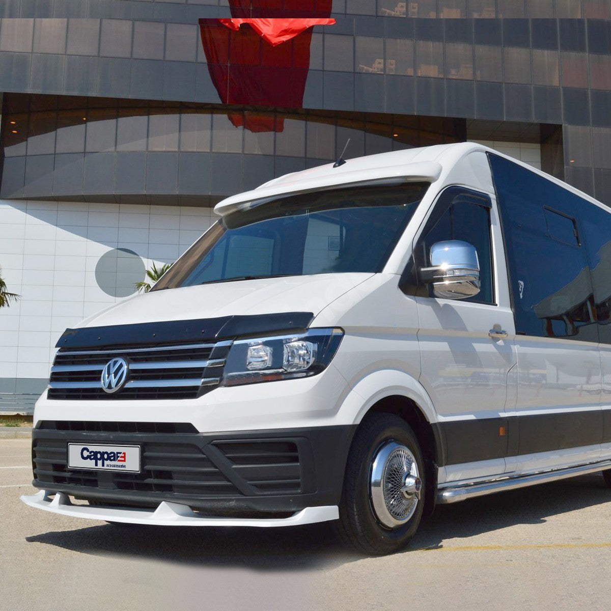 Volkswagen Crafter 2018- Yılı ve Sonrası Uyumlu Kaput Rüzgarlığı 4mm