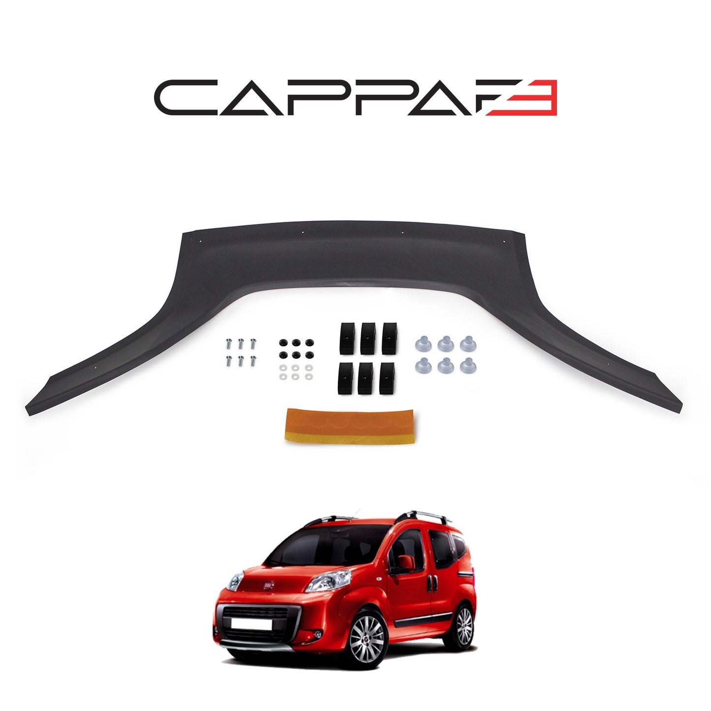 Fiat Fiorino 2007- Yılı ve Sonrası Uyumlu Kaput Rüzgarlığı 4mm