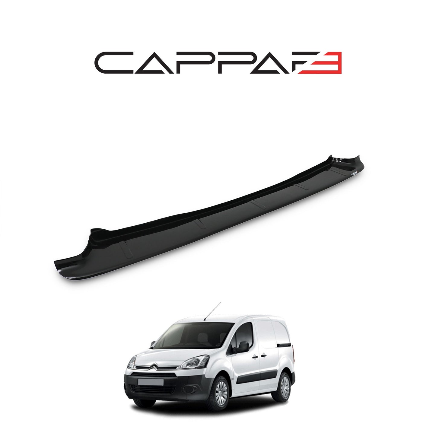 Citroen Berlingo 2009-2018 Yıl Arası Uyumlu Arka Tampon Eşiği Parlak