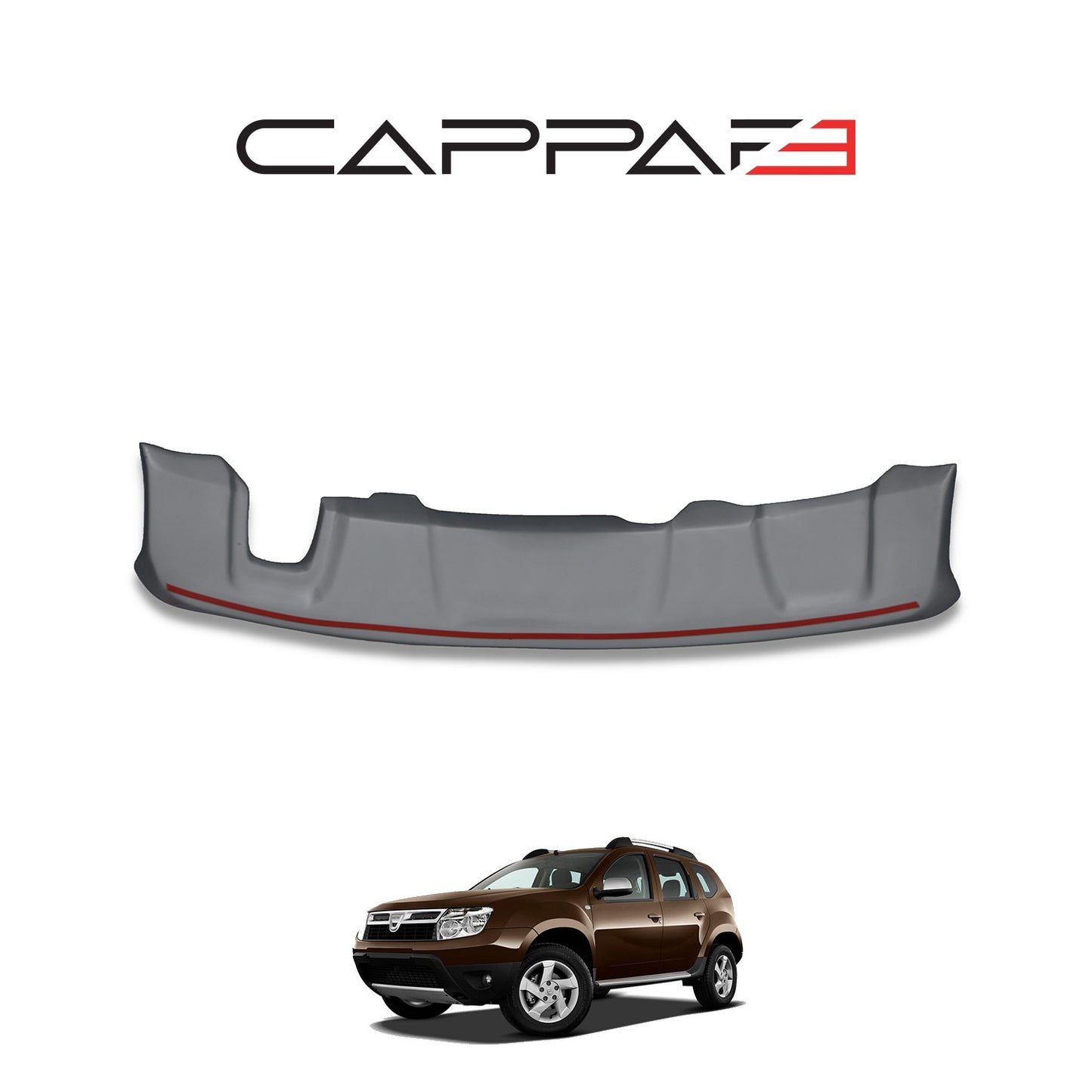 Dacia Duster 2010-2017 Yıl Aralığı Uyumlu Arka Tampon Difüzör