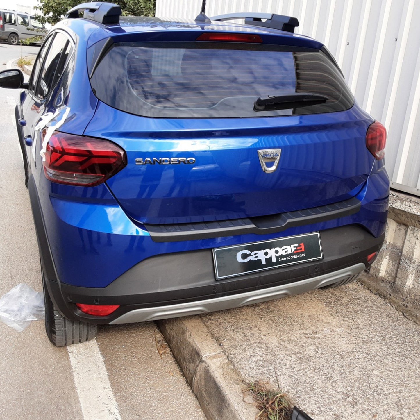 Dacia Sandero 2021- Yılı ve Sonrası Uyumlu Arka Tampon Eşiği Mat