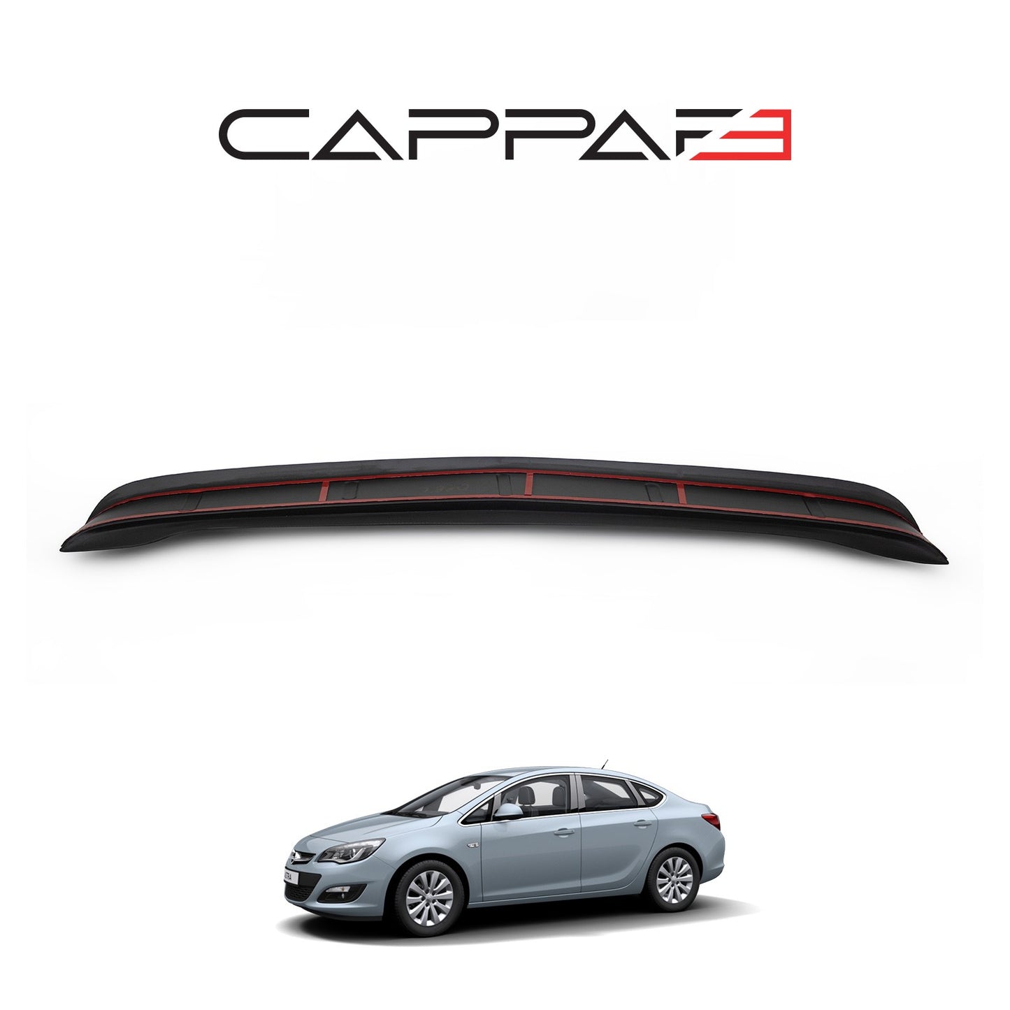 Opel Astra J Sedan 2012-2018 Yıl Aralığı Uyumlu Arka Tampon Eşiği Parlak