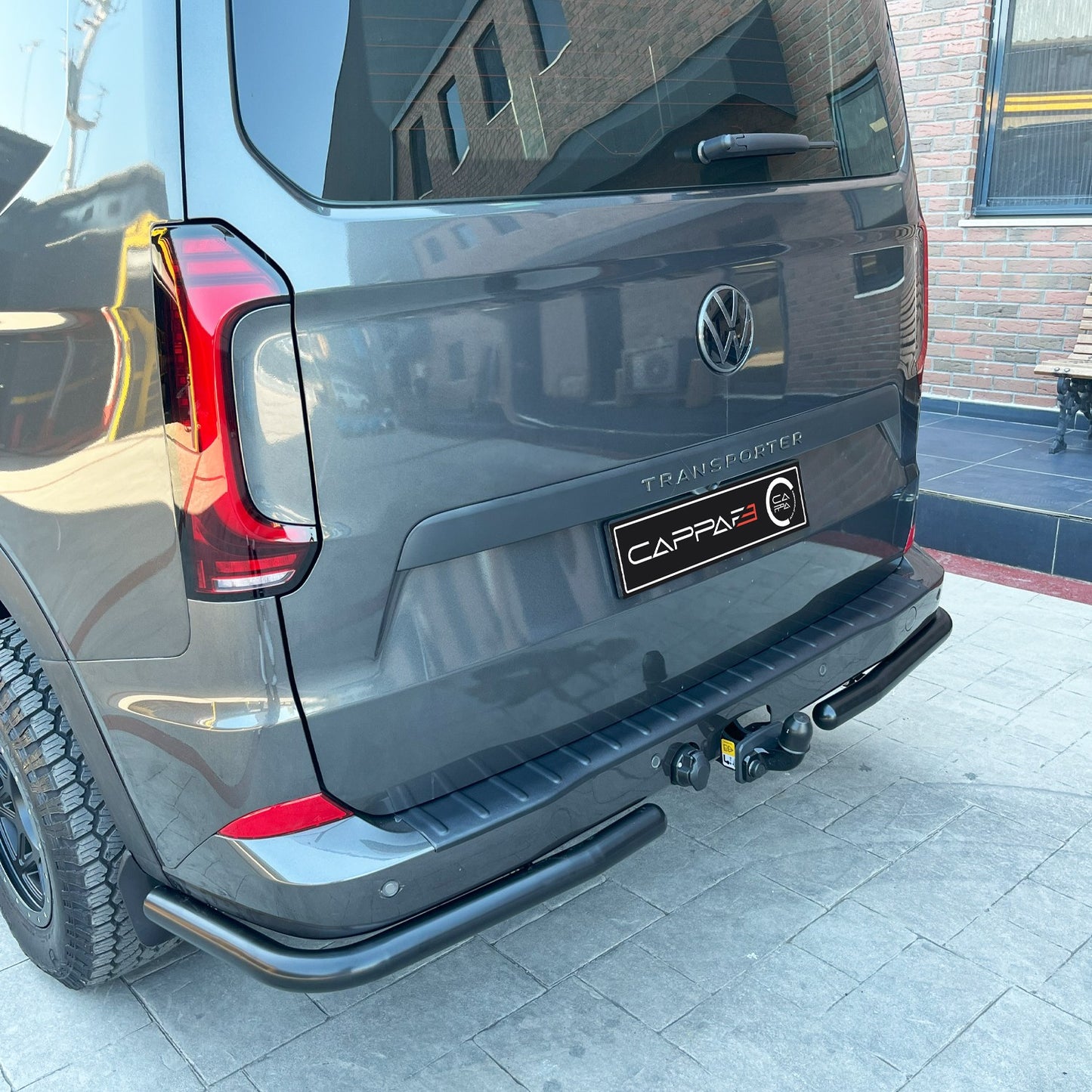 Volkswagen T7 2022- Yılı ve Sonrası Uyumlu Arka Tampon Eşiği Mat