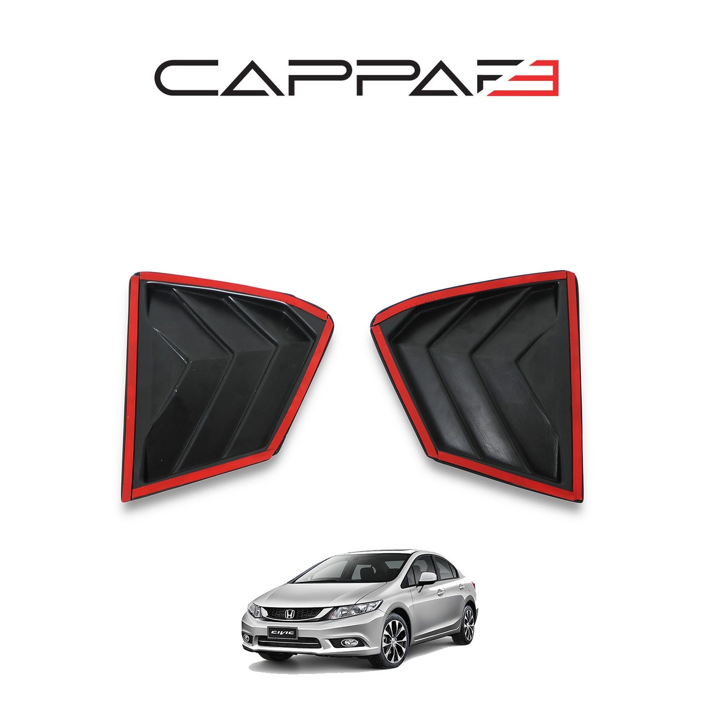 Honda Civic 2012-2015 Yıl Aralığı Uyumlu Kelebek Cam Aksesuarı