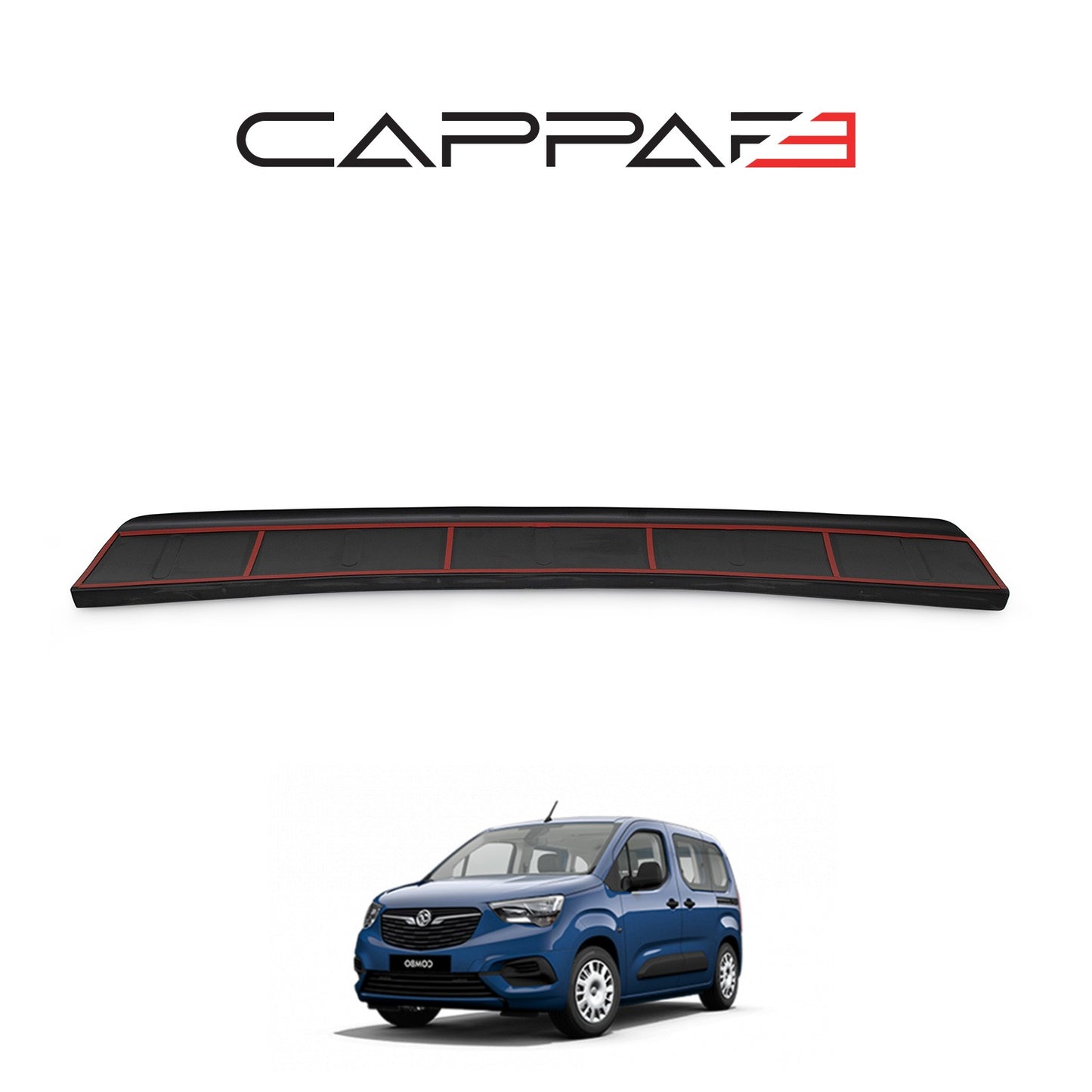Opel Combo E 2018 Yılı Ve Sonrası Arka Tampon Eşiği Parlak