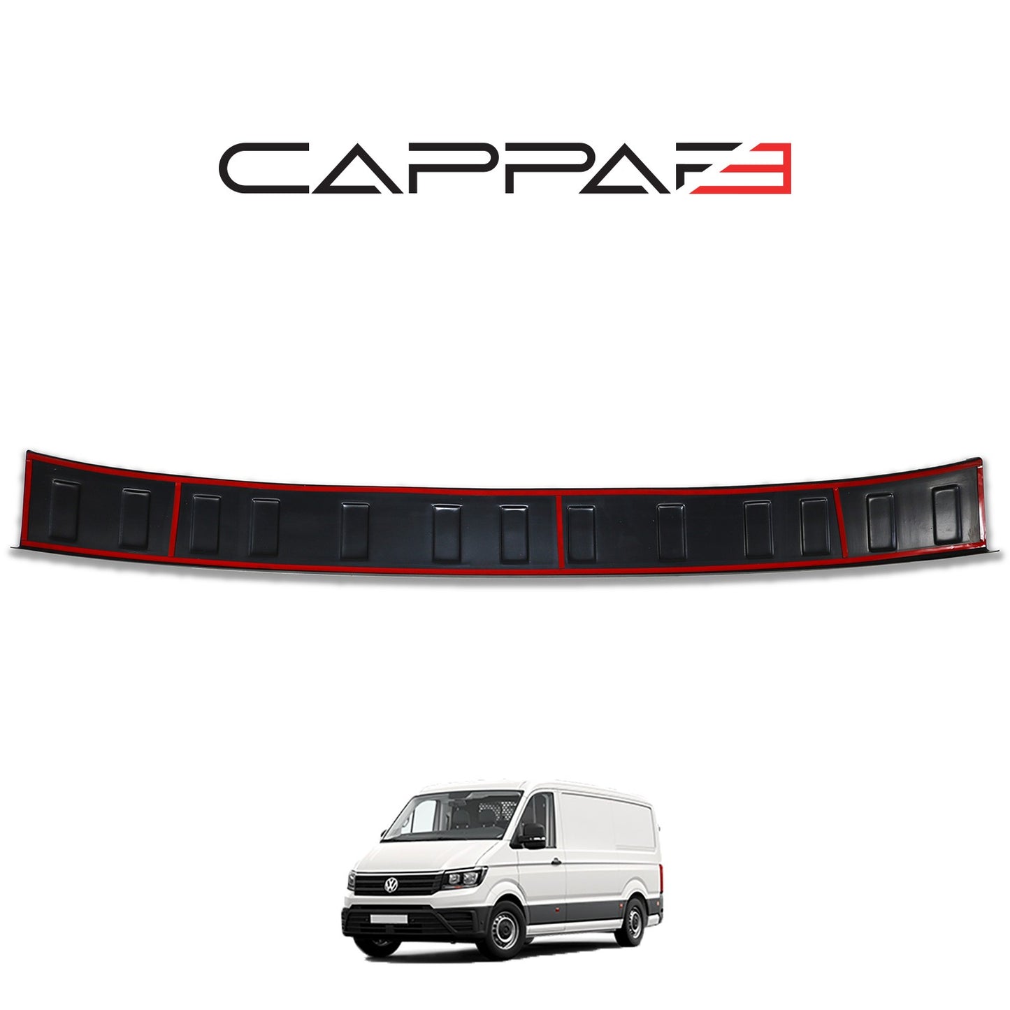 Volkswagen Crafter 2018- Yılı ve Sonrası Uyumlu Arka Tampon Eşiği Mat